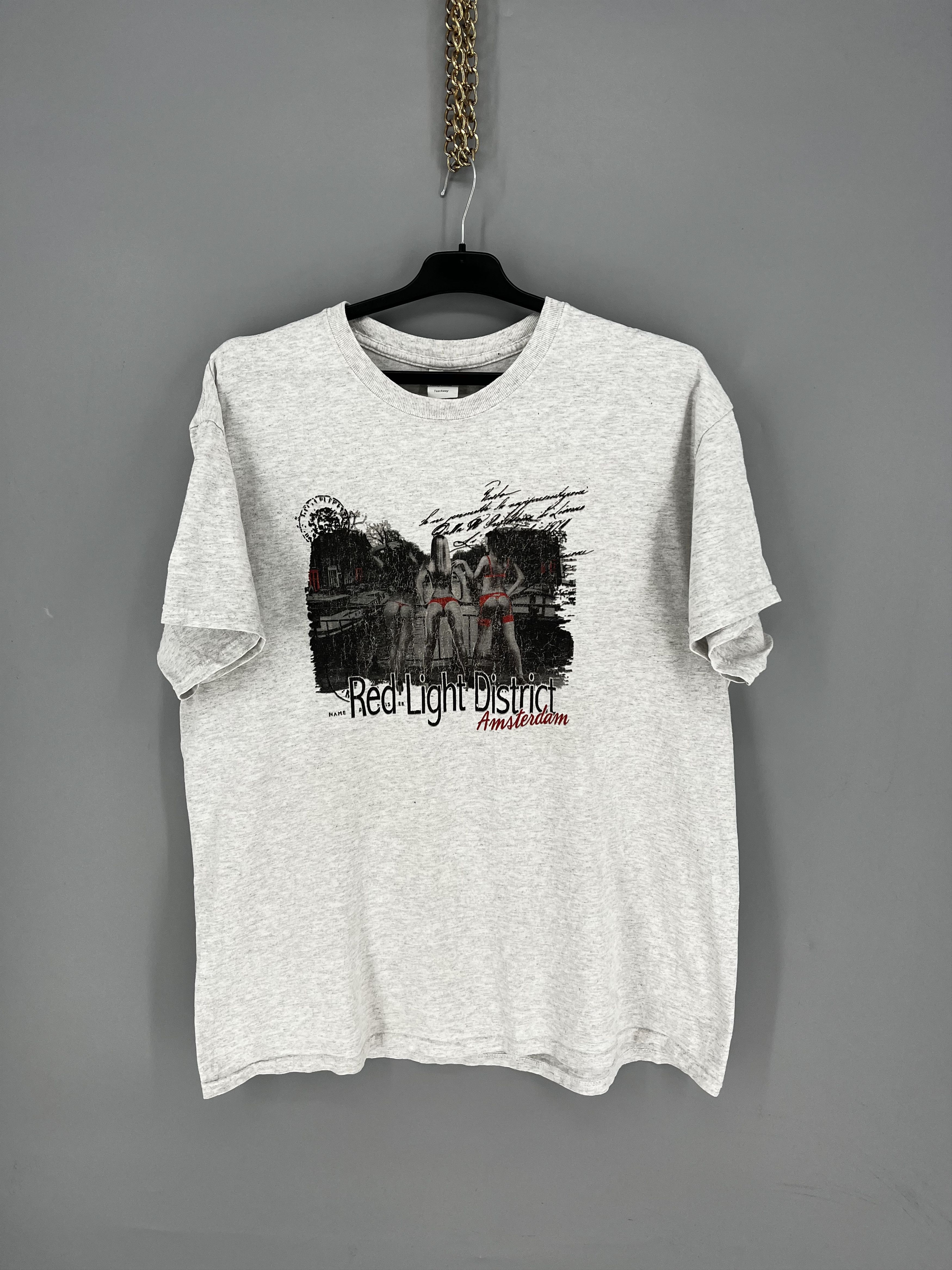 Hook Ups Vintage 00s Amsterdam Red Light District Graphic Tee Hoodie, Sweatshirt | PodTeesHub.com