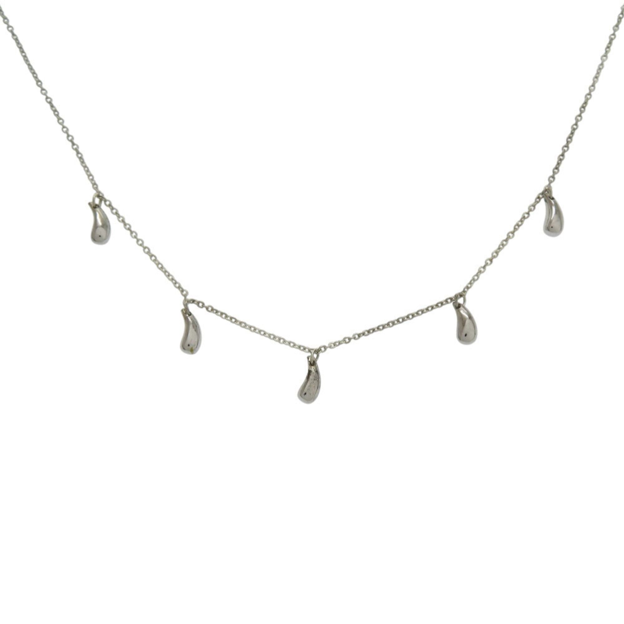 Tiffany Co Excellent Condition Tiffany Co Elsa Peretti 5 Piece Teardrop Necklace 925 Silver 1044 T-Shirts, Hoodie, Sweatshirt