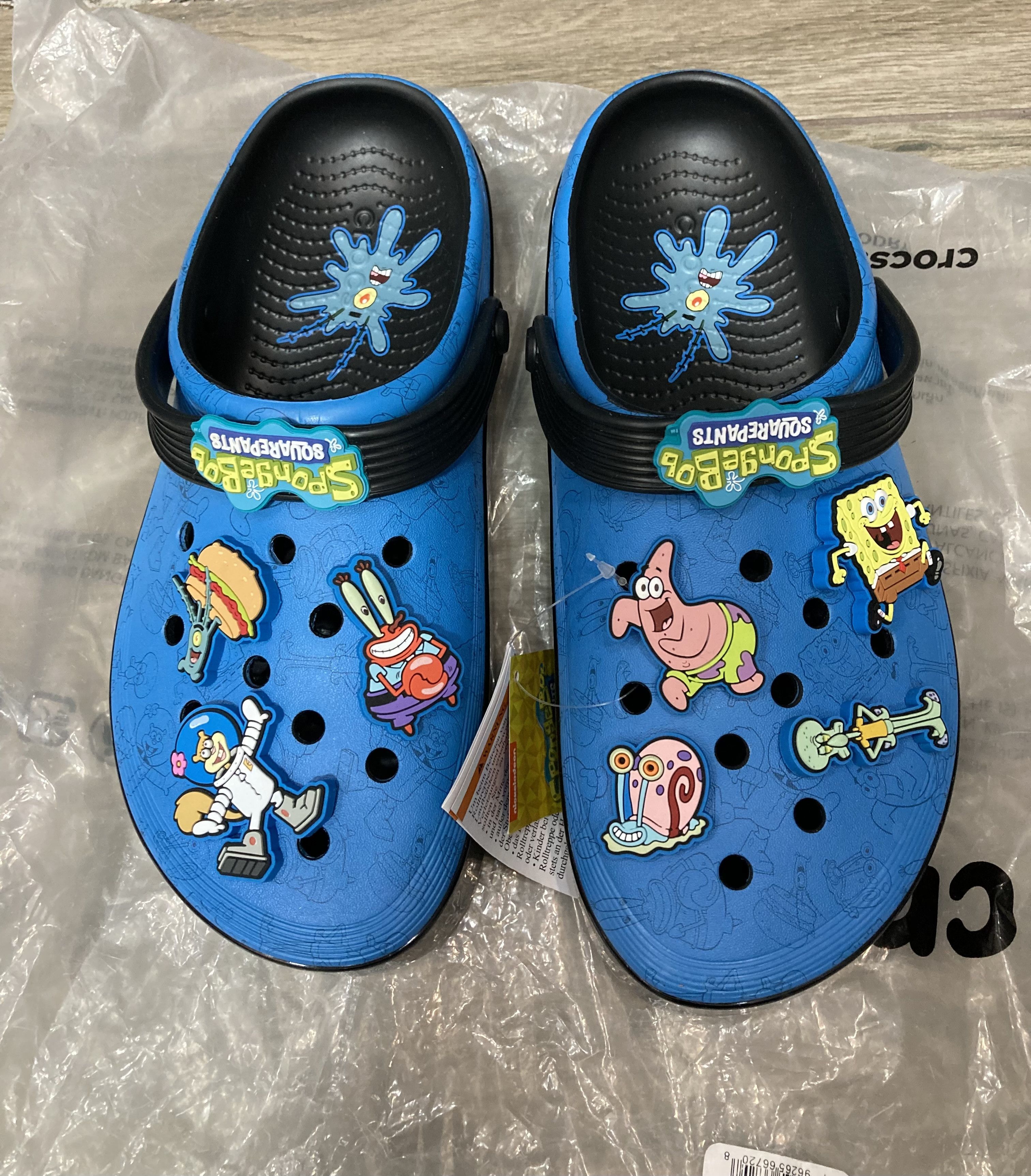 Crocs Spongebob Multi Off Court Clog Black T-Shirts, Hoodie, Sweatshirt | PodTeesHub.com
