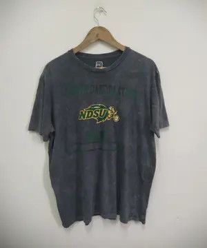 Nba North Dakota State Ndsu Bison Graphic Tee Charcoal Wash Hoodie, Sweatshirt | PodTeesHub.com