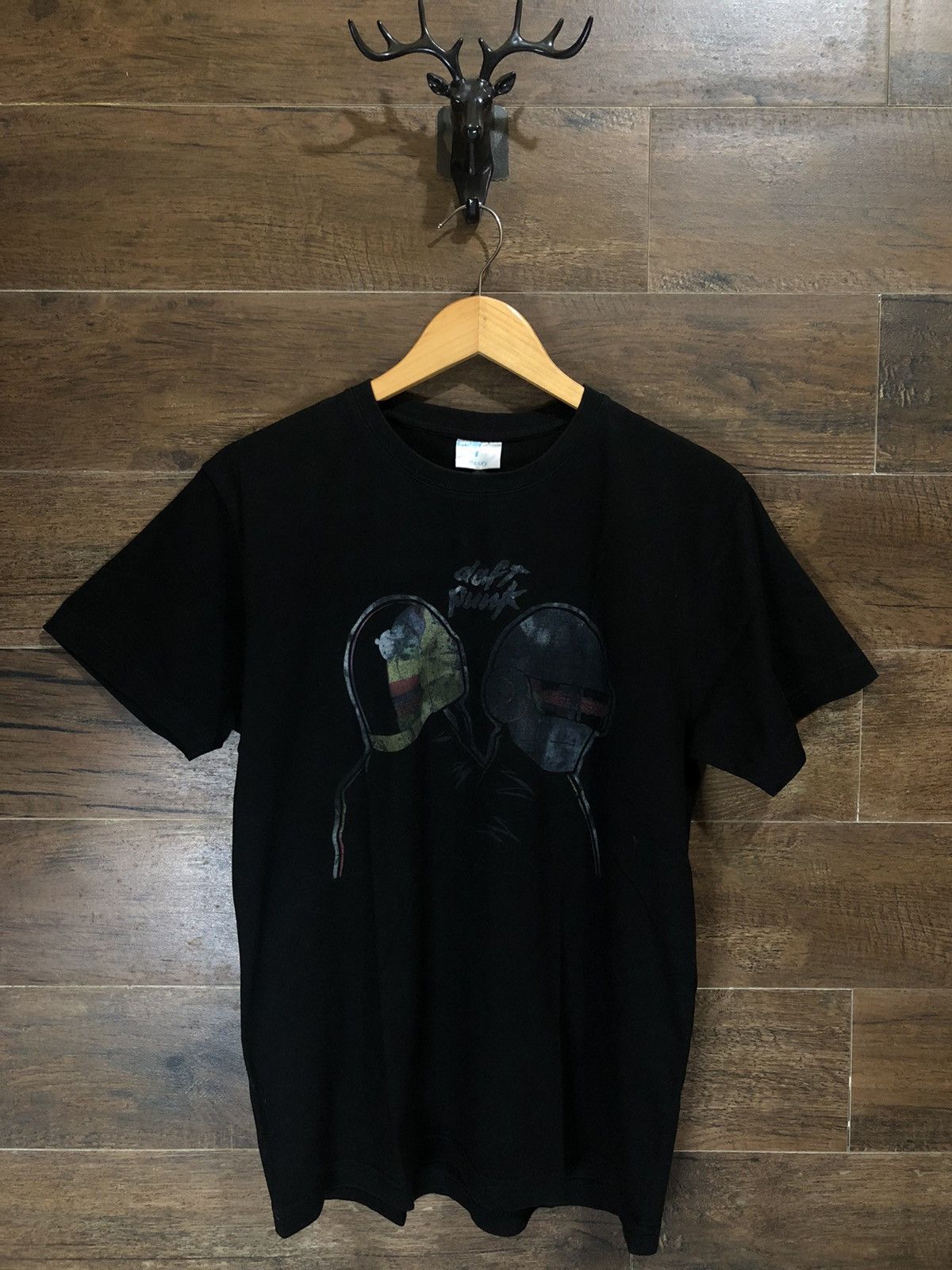 Rap Tees Vintage Daft Punk 00s Poland Promo T Shirt Hoodie, Sweatshirt | PodTeesHub.com
