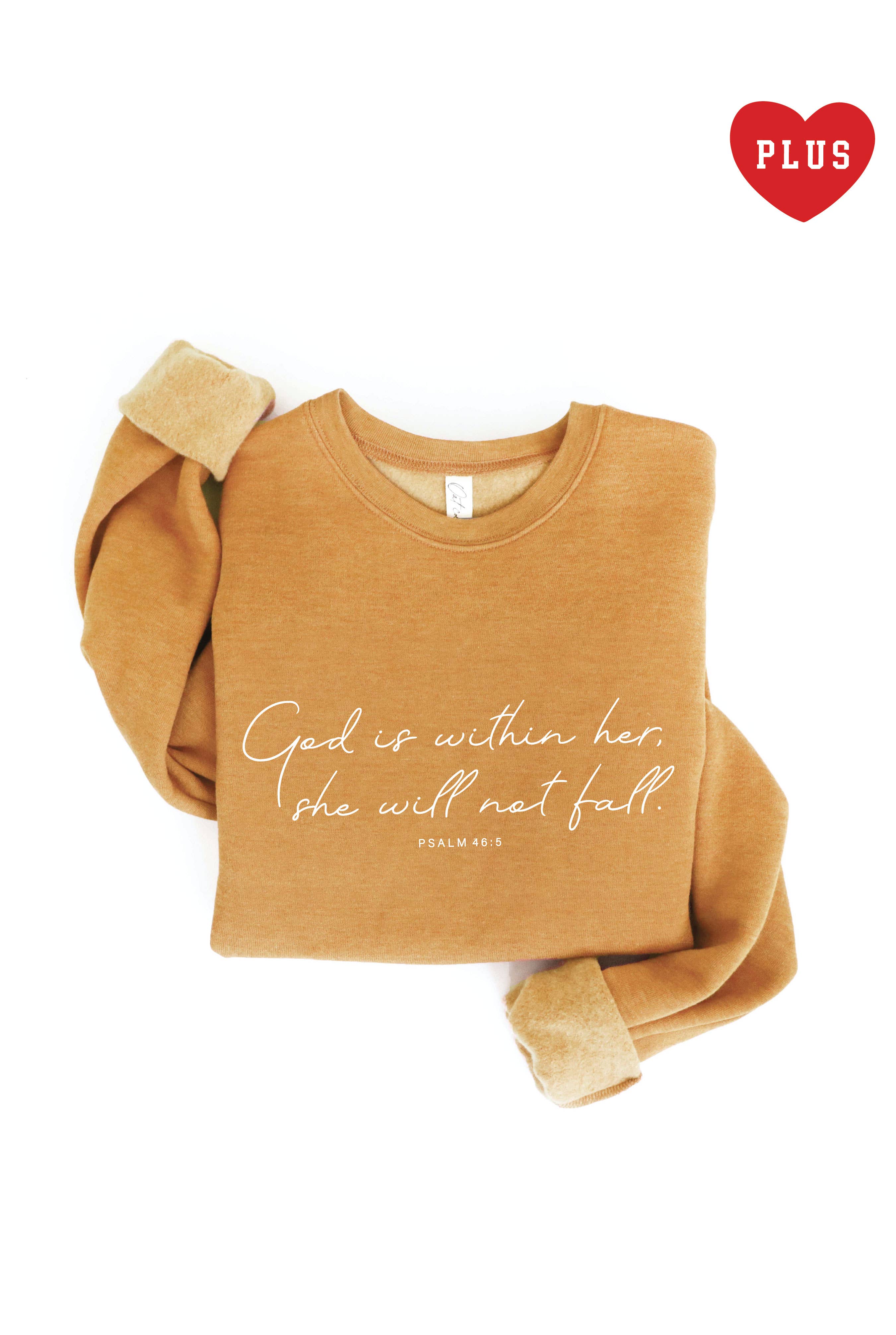 God Is Within Her Plus Graphic Sweatshirt T-Shirts, Hoodie | PodTeesHub.com