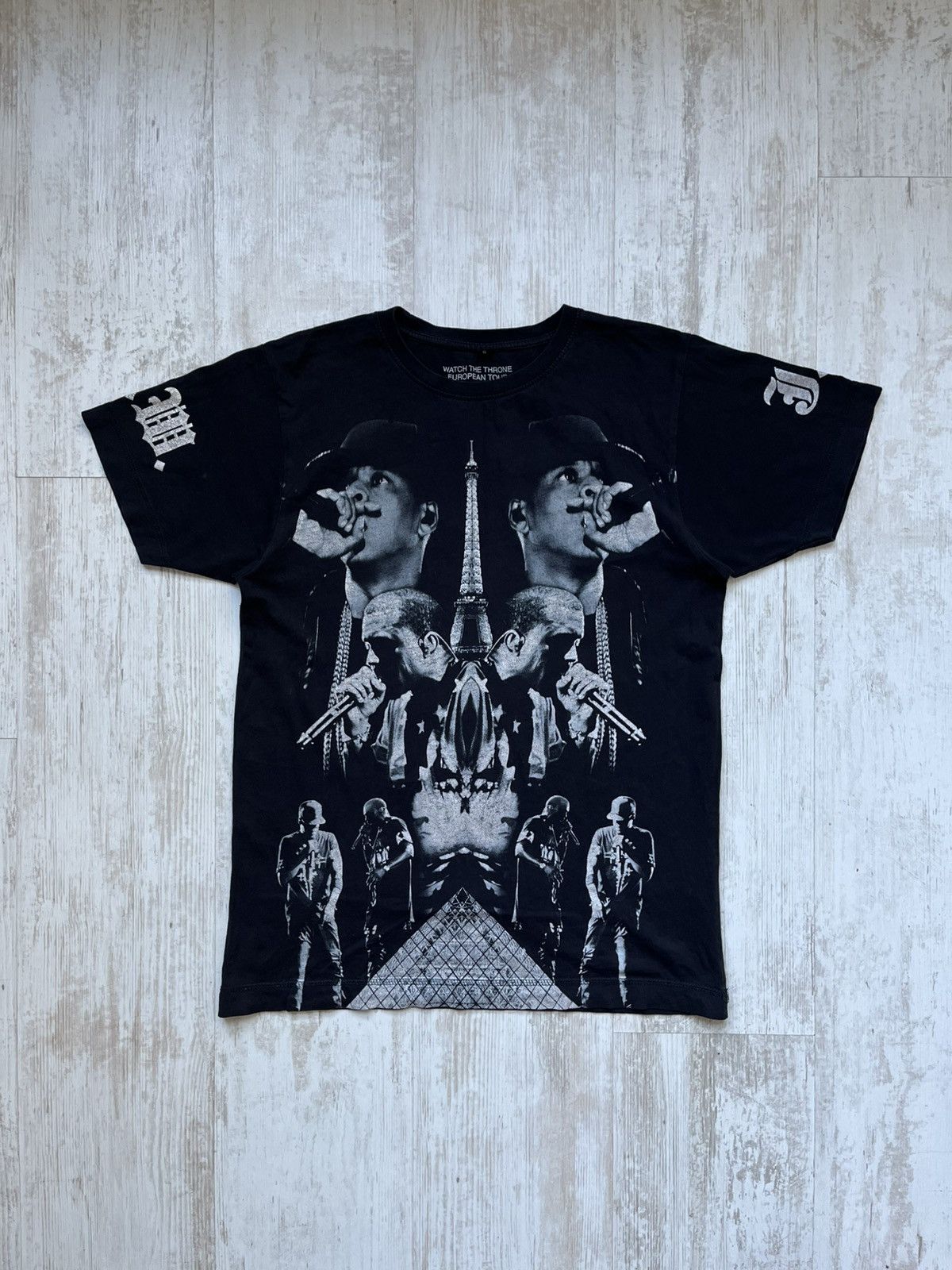 Kanye West X Rap Tees Vintage Jay Z Kanye West Watch The Throne Tour T Shirt Hoodie, Sweatshirt | PodTeesHub.com