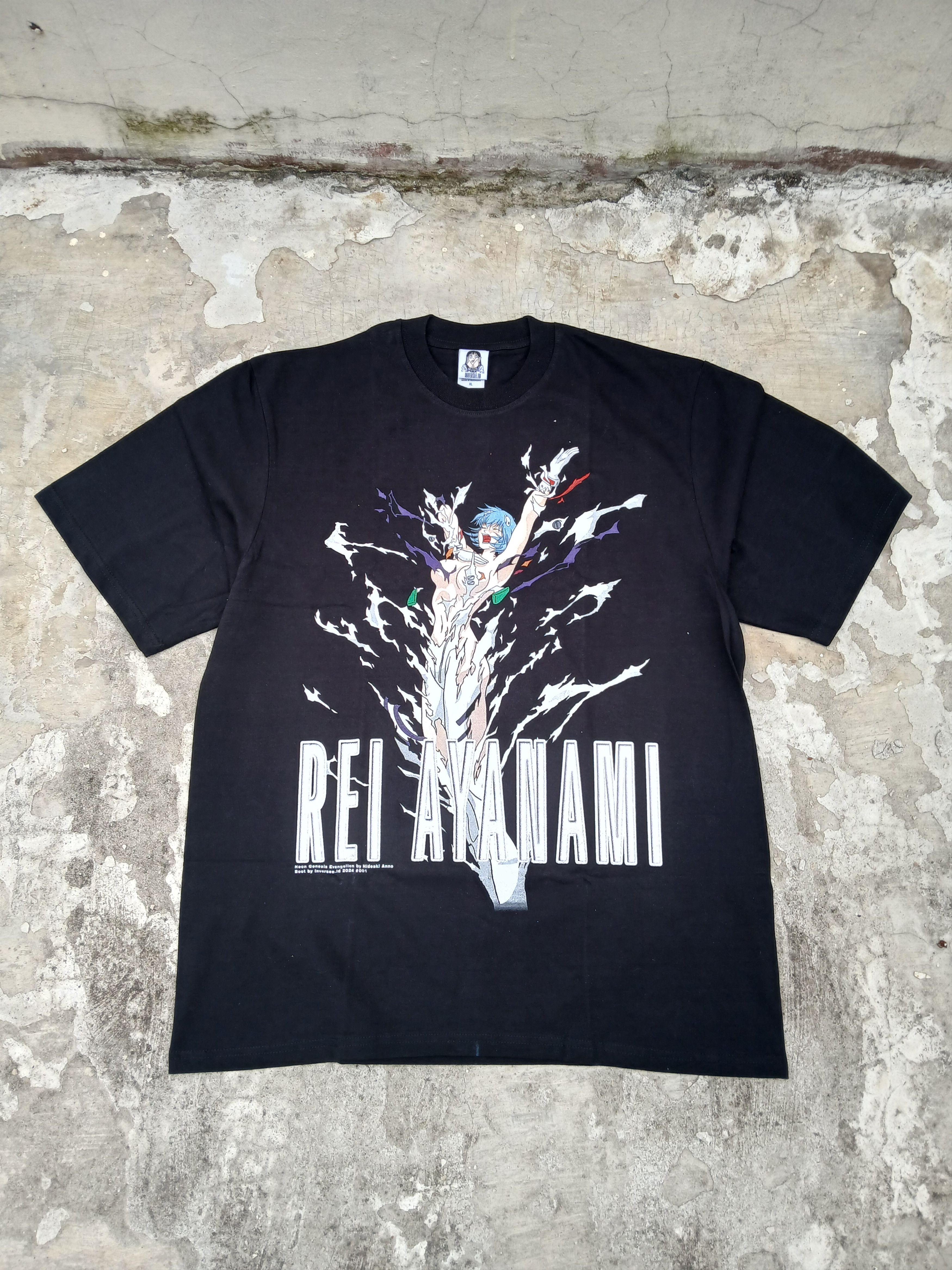 Japanese Brand X Vintage Rare Evangelion Rei Ayanami Anime Bootleg T-Shirts, Hoodie, Sweatshirt