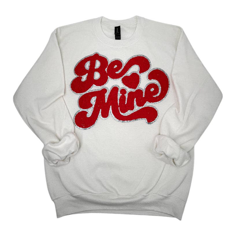 SW-6723 Be Mine Sweatshirt White T-Shirts, Hoodie | PodTeesHub.com
