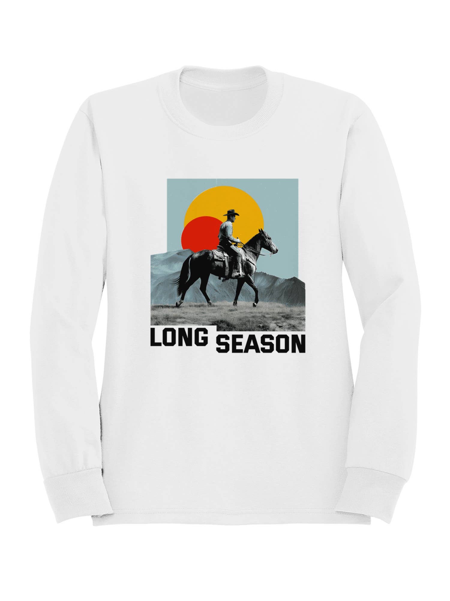 Western Sunset - Long Season Women's Sweatshirt T-Shirts, Hoodie | PodTeesHub.com