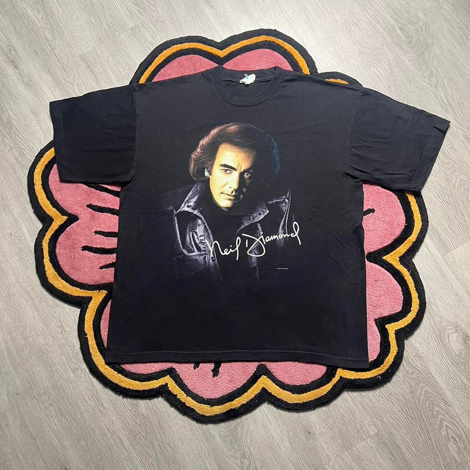 Vintage 90 S Neil Diamond 1996 Us Tour Graphic T Shirt Hoodie, Sweatshirt | PodTeesHub.com