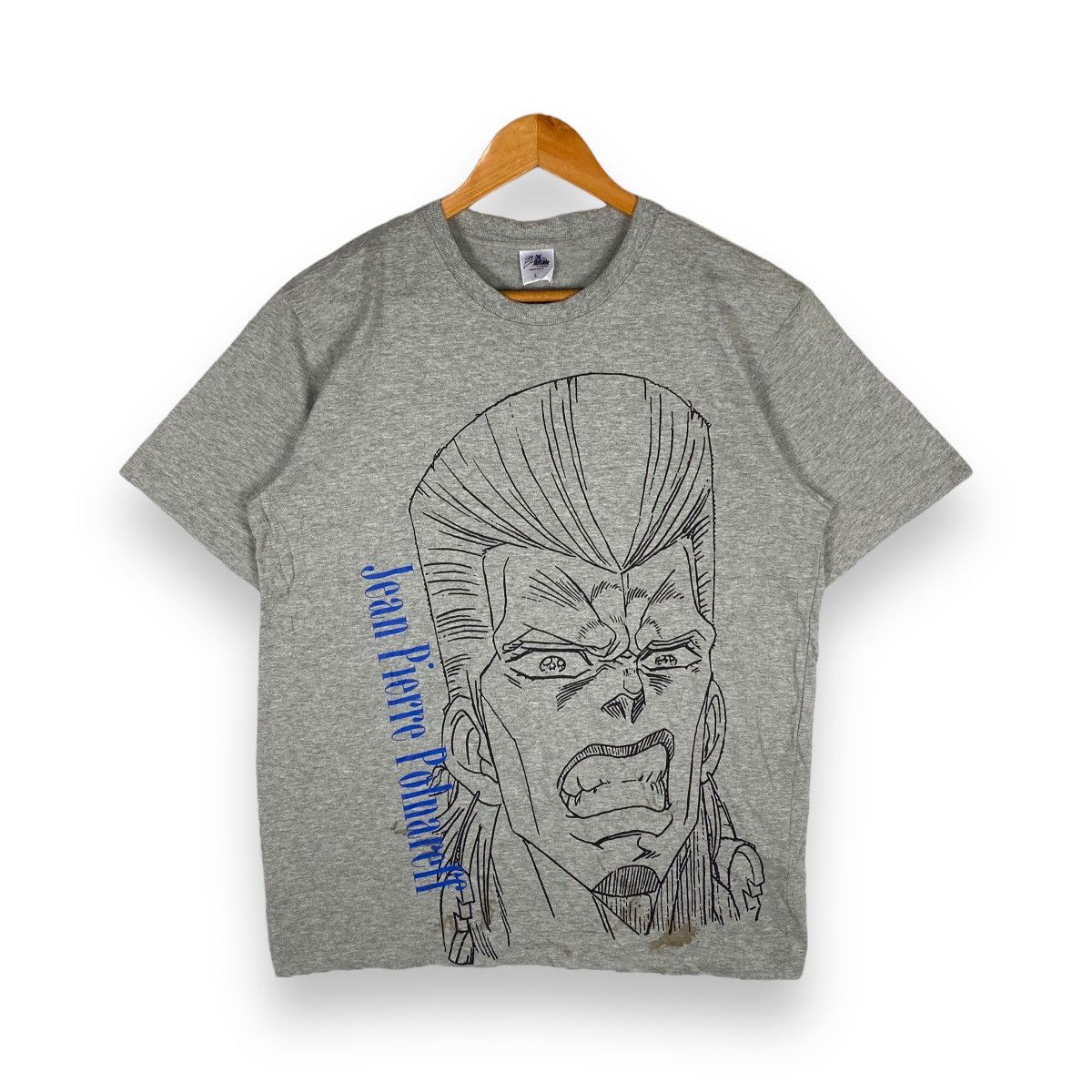 Vintage Jojo S Bizarre Adventure Jean Pierre Polnareff Anime Tee Hoodie, Sweatshirt | PodTeesHub.com