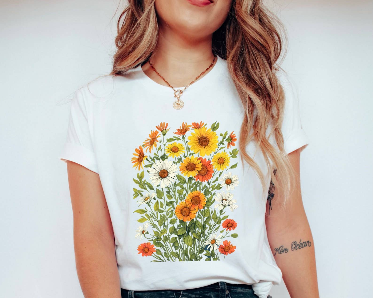 Wildflowers T-Shirt - Pretty Shirts Hoodie, Sweatshirt | PodTeesHub.com