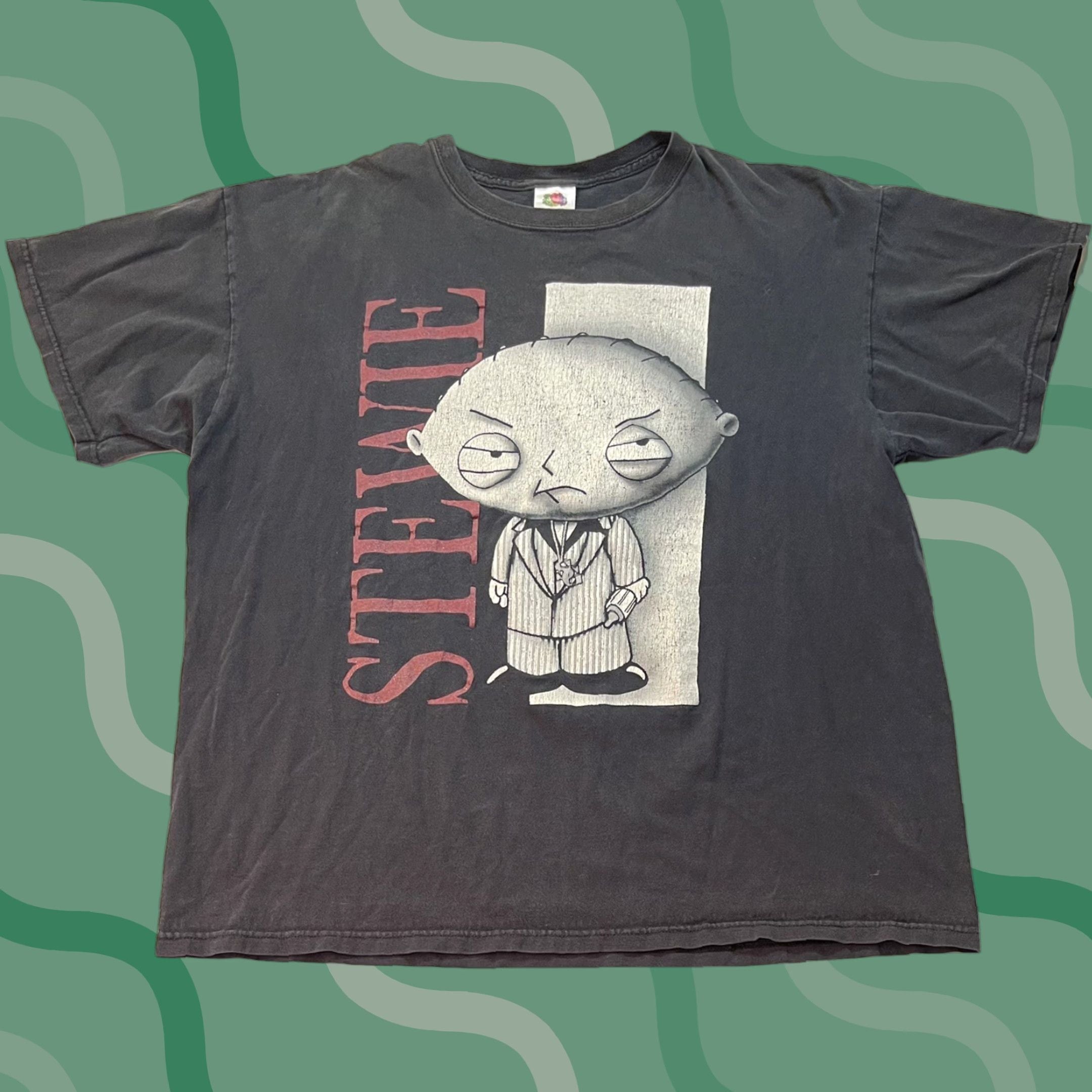 Vintage Stewie Scarface T Shirt Family Guy Cartoon Pullover Crewneck Xl Black Cotton Logo Sh Hoodie, Sweatshirt