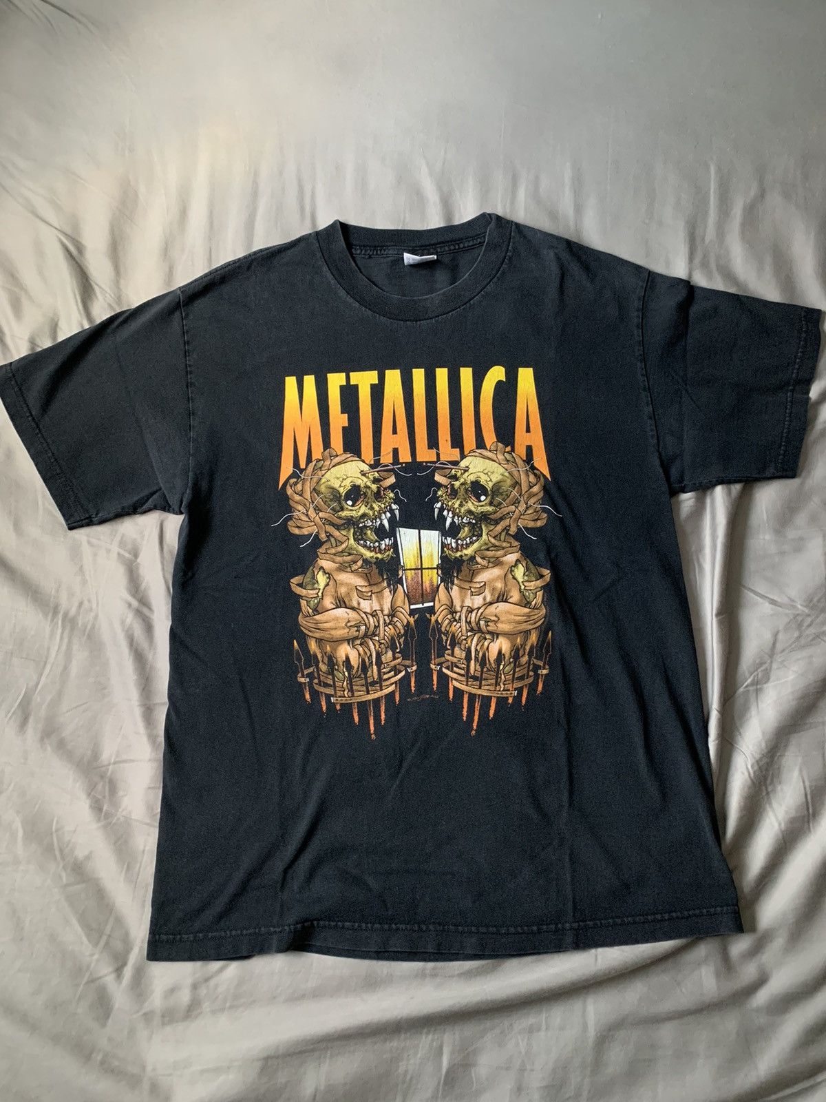 X Vintage Metallica Vintage Summer Sanitarium Tour 2000 Band Tee Rocky Hoodie, Sweatshirt | PodTeesHub.com