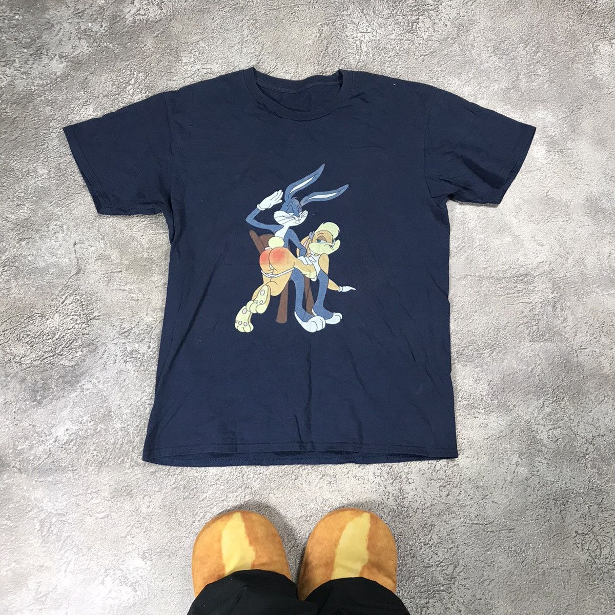 Band Tees Vintage Y2k Adult Bugs Bunny Sexy Slap Ass Funny Tee Hoodie, Sweatshirt | PodTeesHub.com