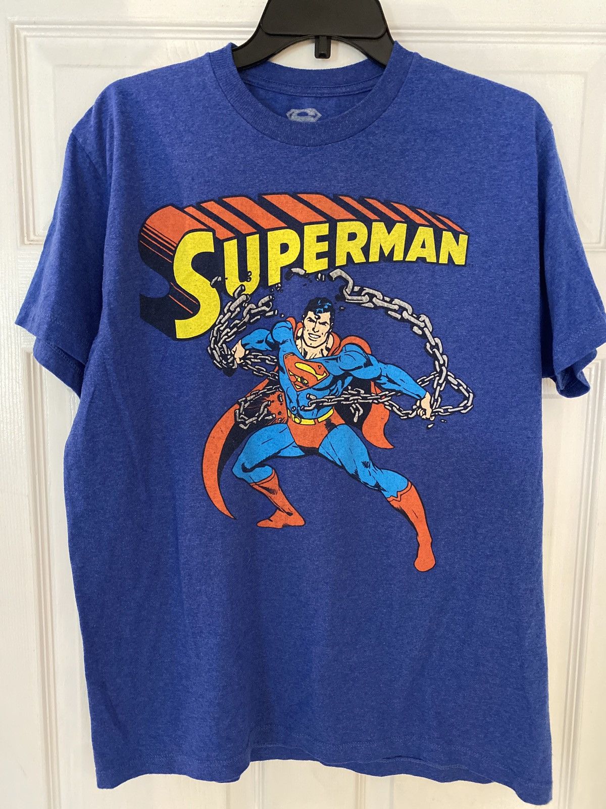 Vintage Superman Classic Logo Chains T Shirt Hoodie, Sweatshirt | PodTeesHub.com