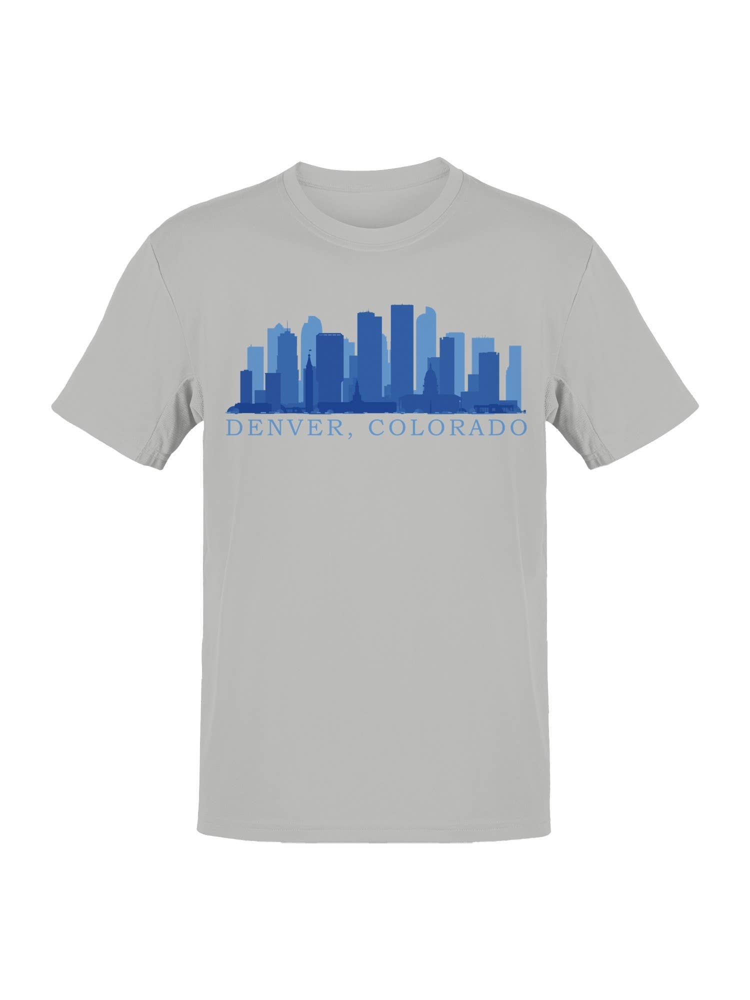 Denver Colorado Skyline Men's T-Shirt Hoodie, Sweatshirt | PodTeesHub.com