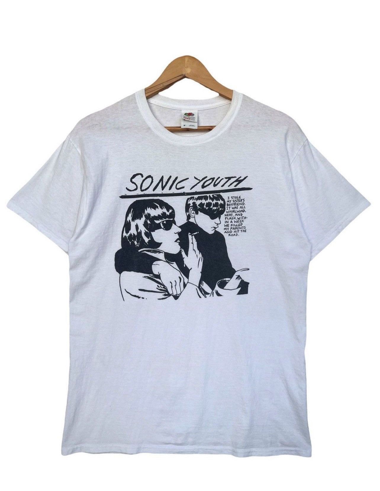 Band Vintage Y2k Sonic Promo White Band T-Shirts, Hoodie, Sweatshirt
