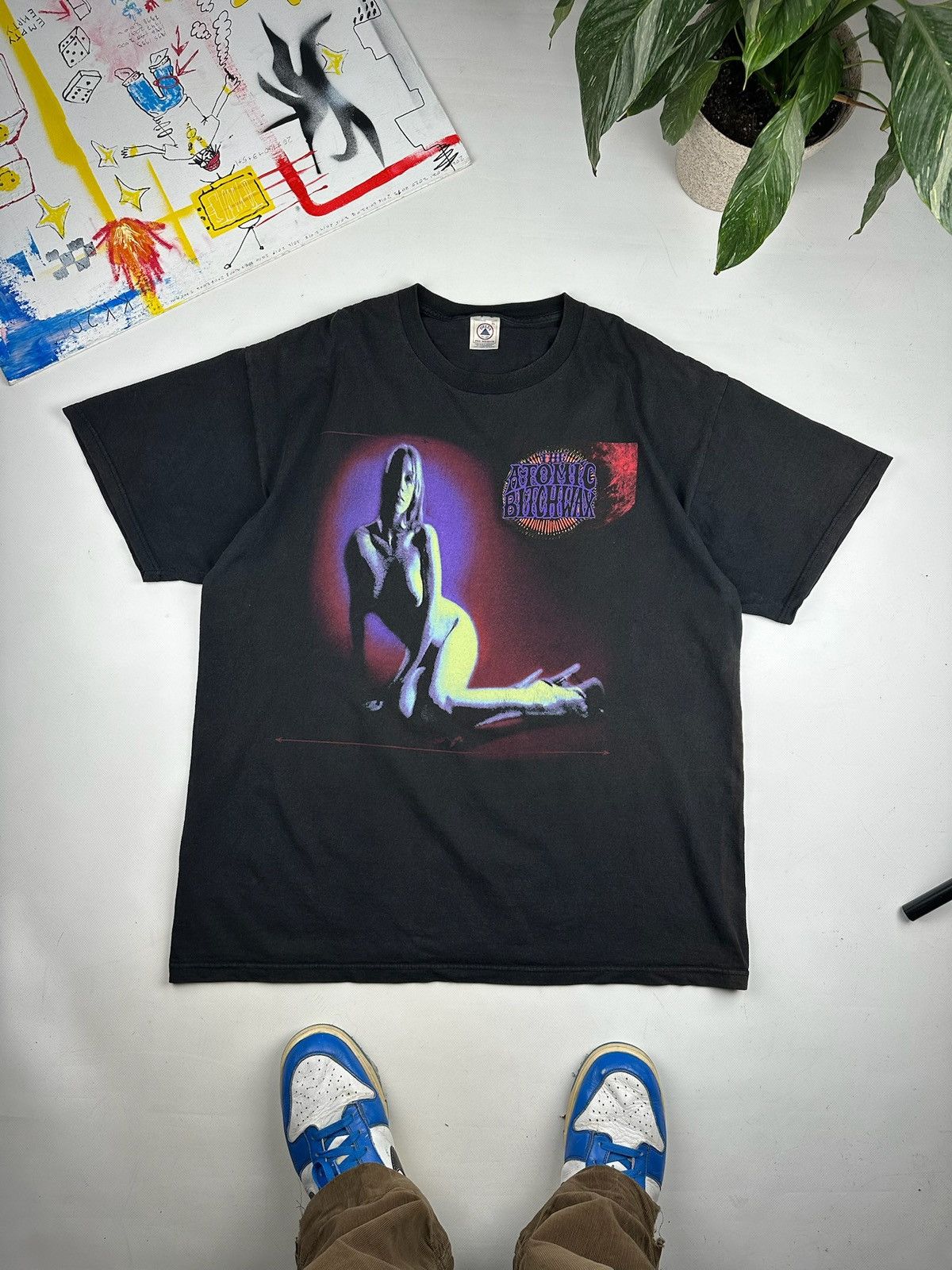 Vintage Naked Sexy Girl Nude Pornstar Atomic Bithwax Stoner Rock Tee Hoodie, Sweatshirt | PodTeesHub.com