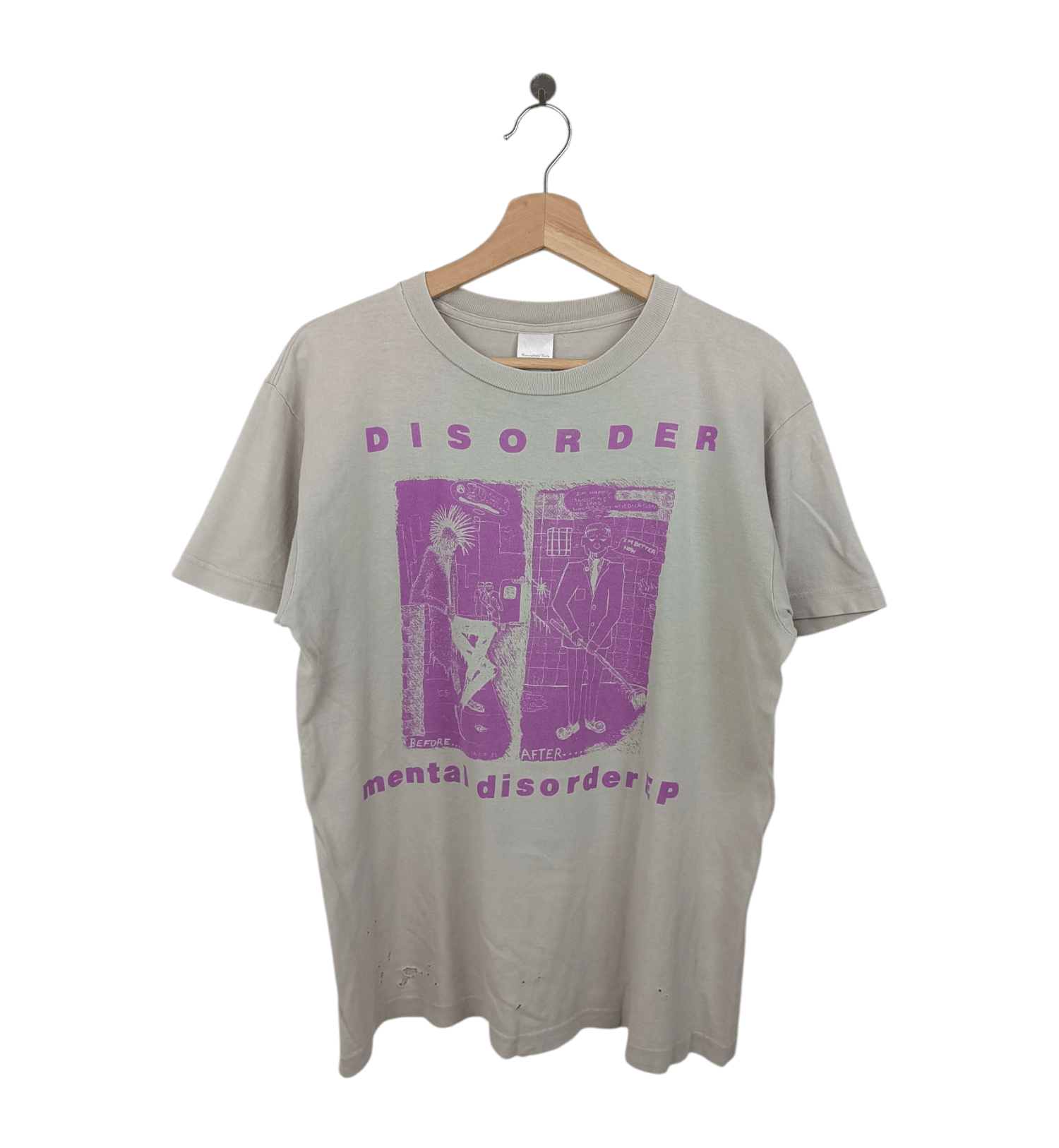 Band Tees Thrash Faded Vintage 2000s Disorder Mental Disorder Ep Punk Hoodie, Sweatshirt | PodTeesHub.com