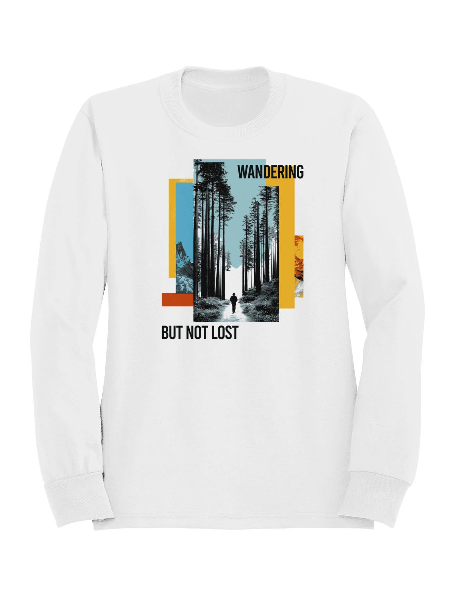 Wandering But Not Lost Adventure Men's Sweatshirt T-Shirts, Hoodie | PodTeesHub.com