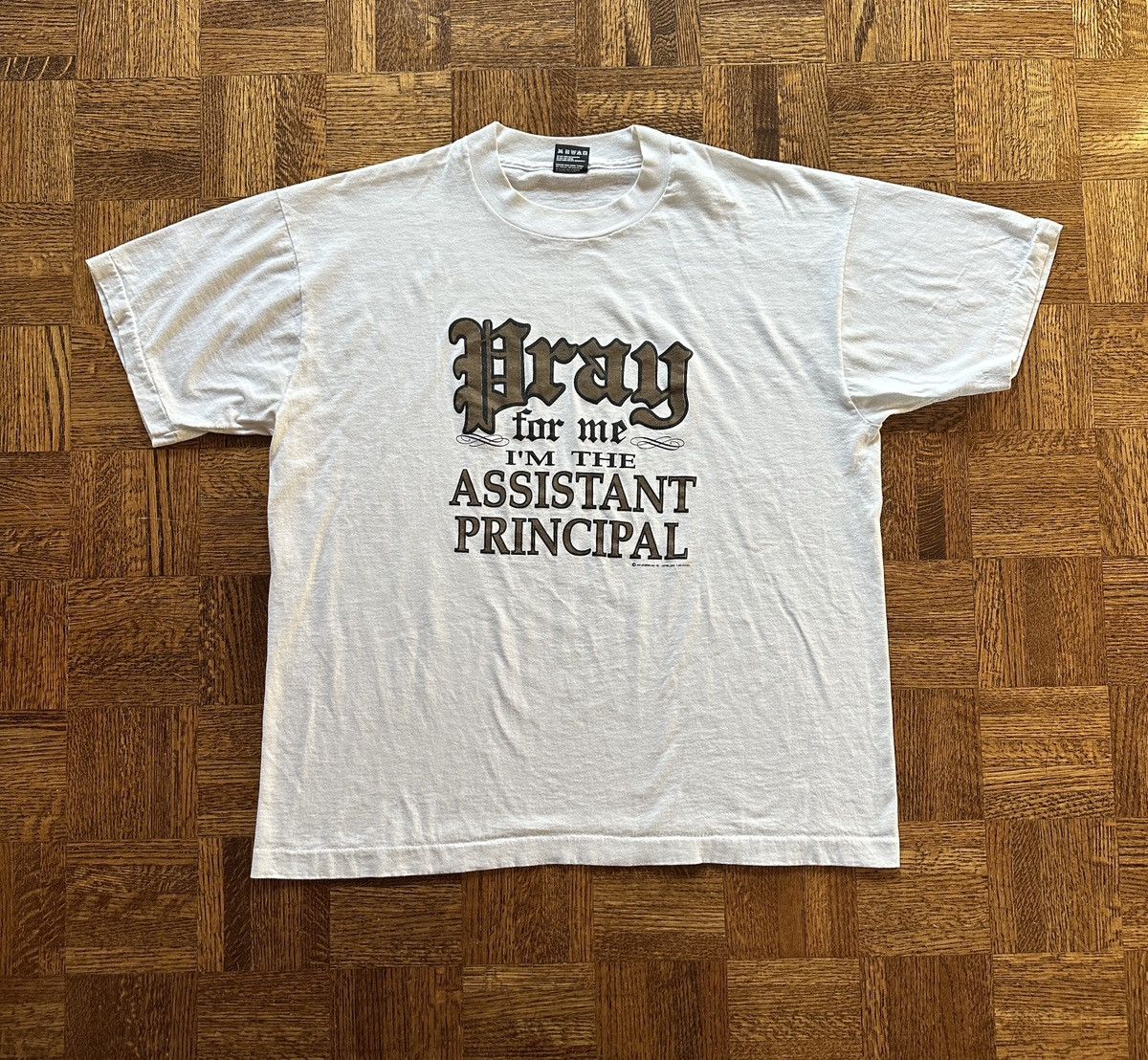 Vintage 90s Assistant Principal Funny Graphic Tee Hoodie, Sweatshirt | PodTeesHub.com