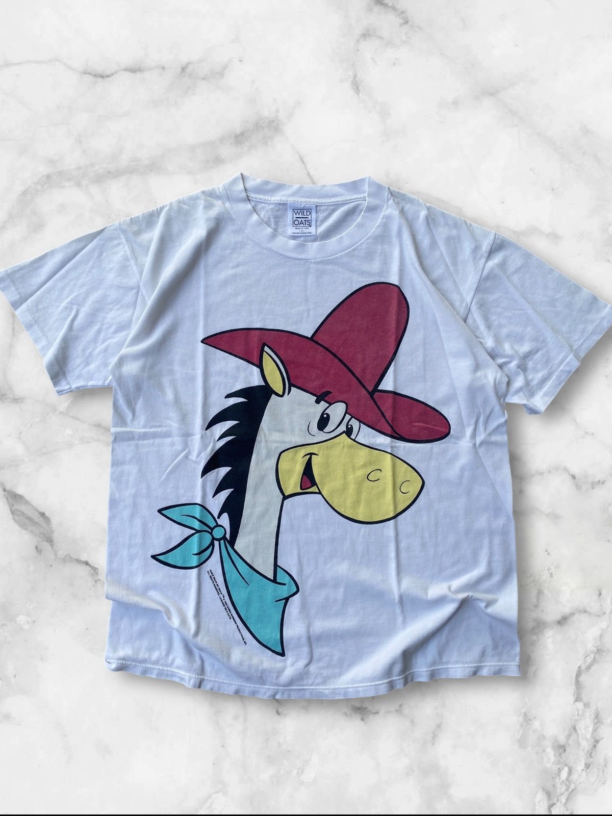 Vintage 1993 Quick Draw Mcgraw Tee Hanna Barbera Cartoon Hoodie, Sweatshirt | PodTeesHub.com
