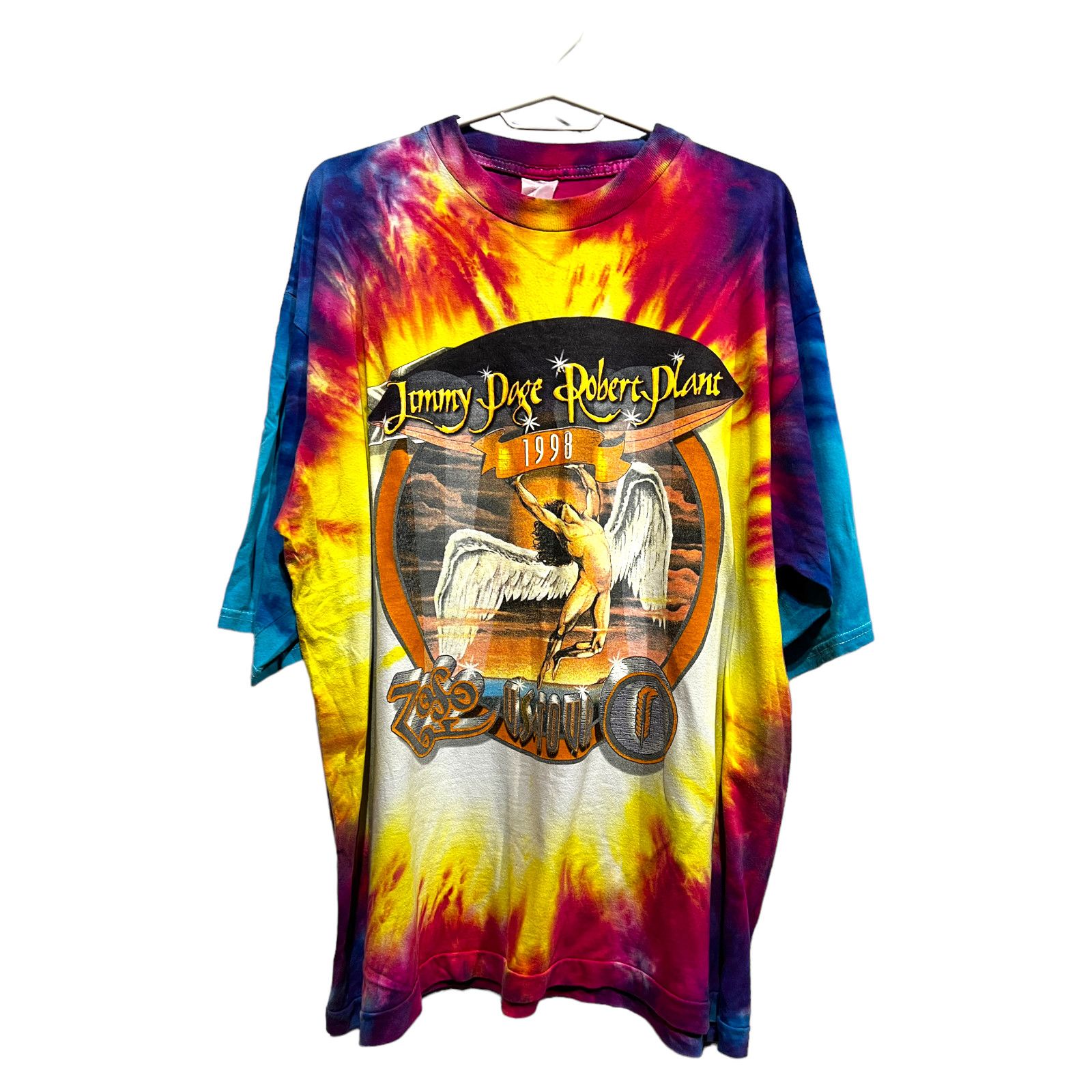Led Zeppelin X Vintage Vintage Jimmy Page Robert Plant 1998 Shirt Led Zeppelin Hoodie, Sweatshirt | PodTeesHub.com