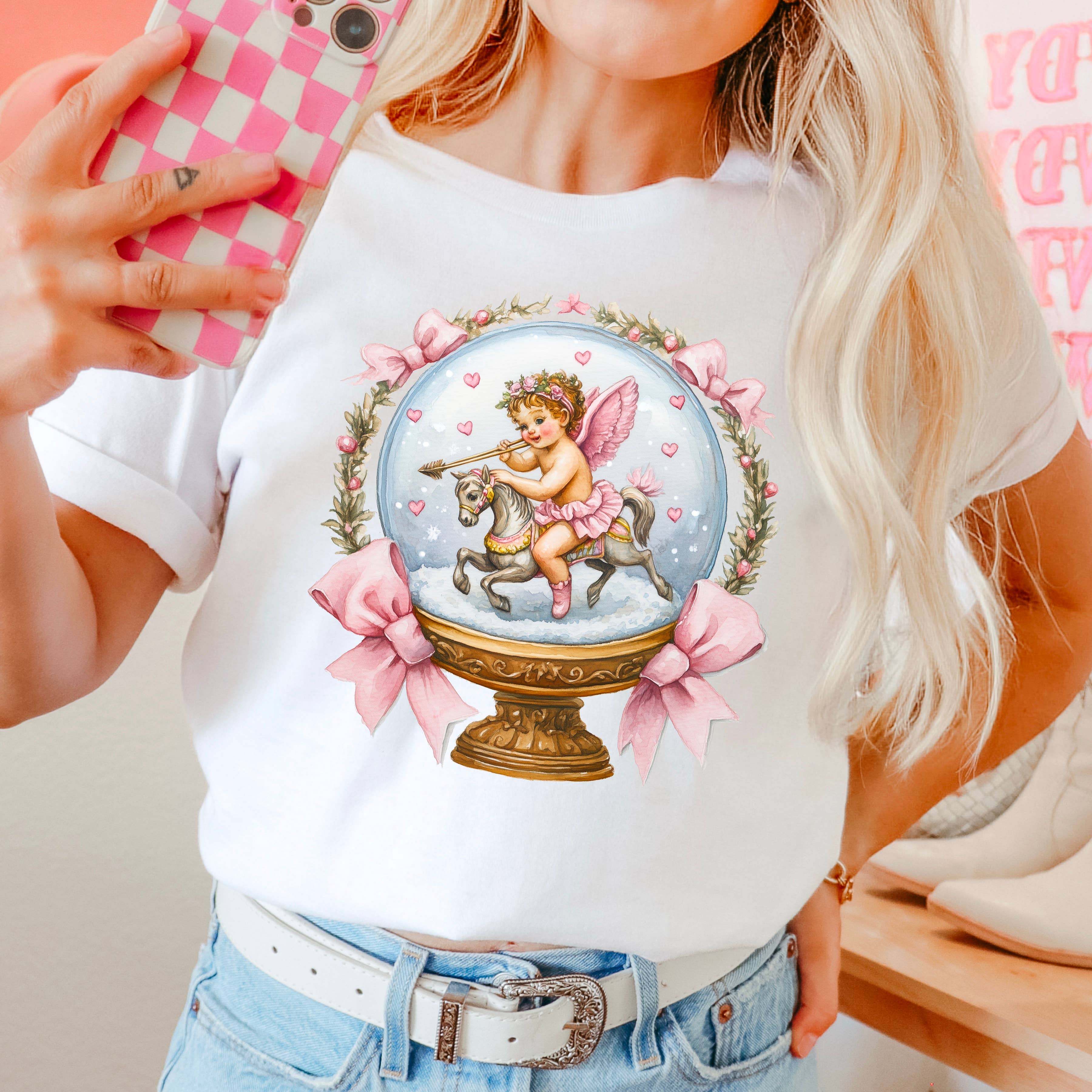 Valentine's Day Shirt | Women's Trendy Tee | Comfort Color Hoodie, Sweatshirt | PodTeesHub.com