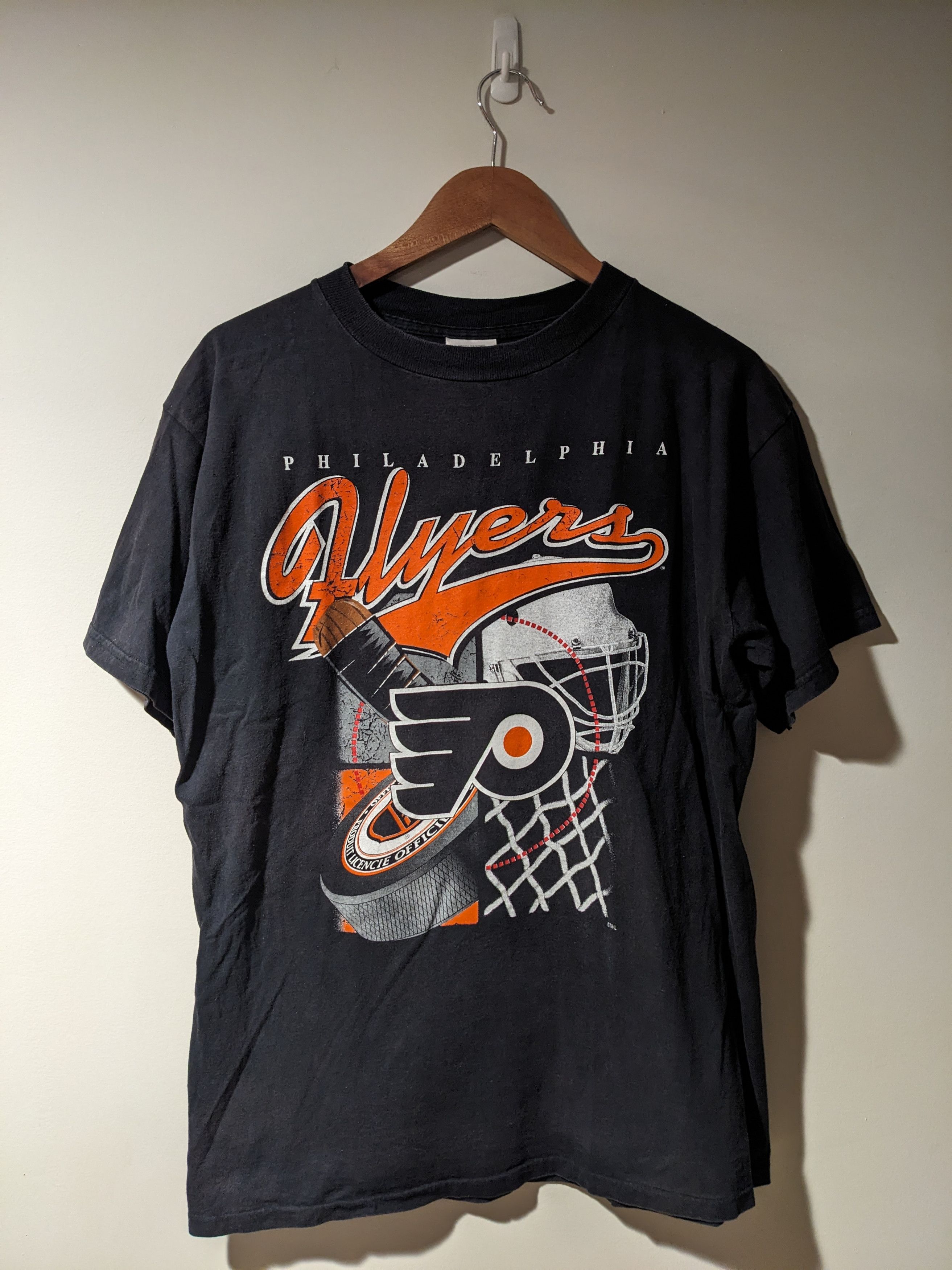 Vintage 90s Philadelphia Flyers Nhl Hockey Sports T Shirt Hoodie, Sweatshirt | PodTeesHub.com