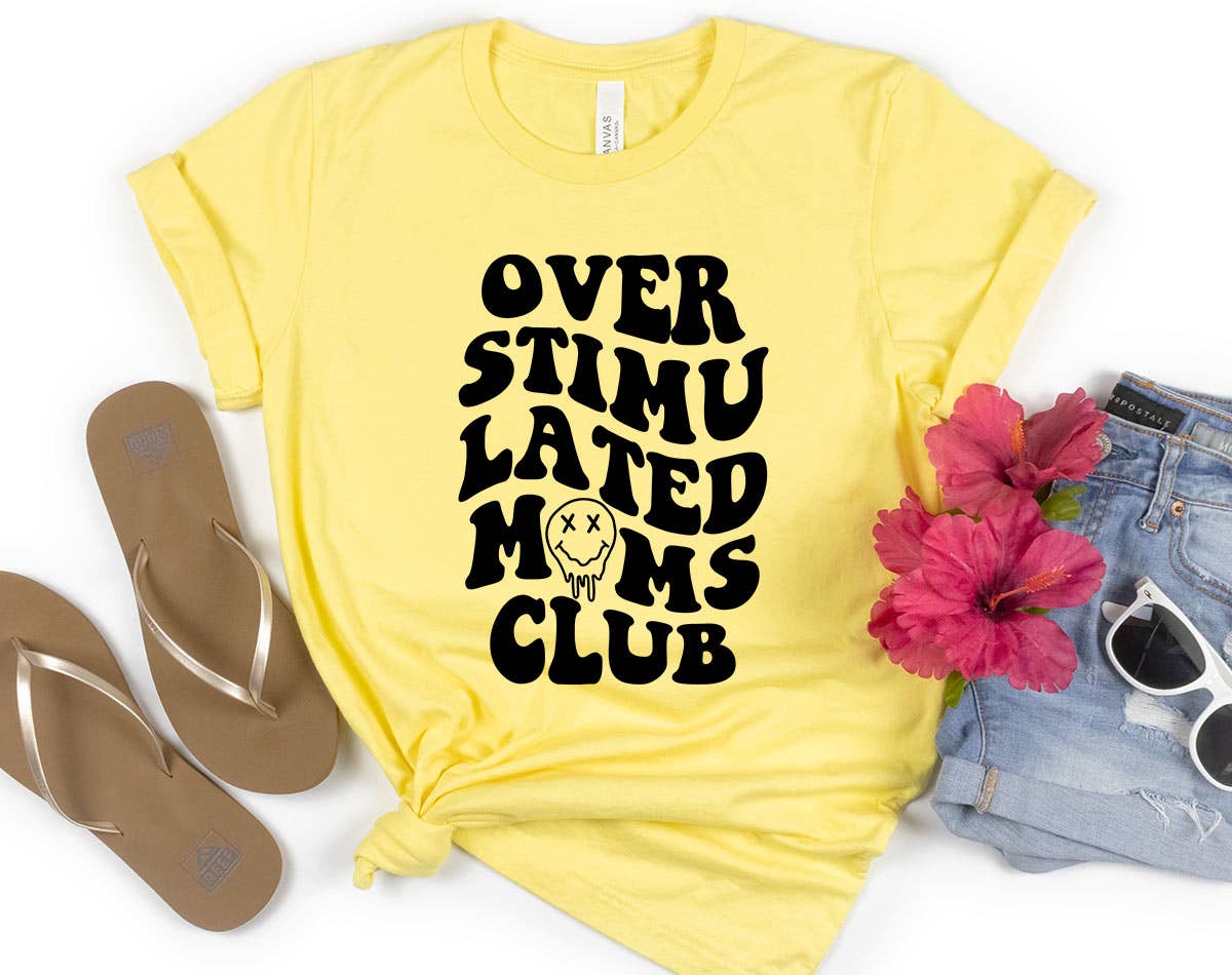 Overstimulated Mom's Club - Cool Mom T-Shirt Hoodie, Sweatshirt | PodTeesHub.com