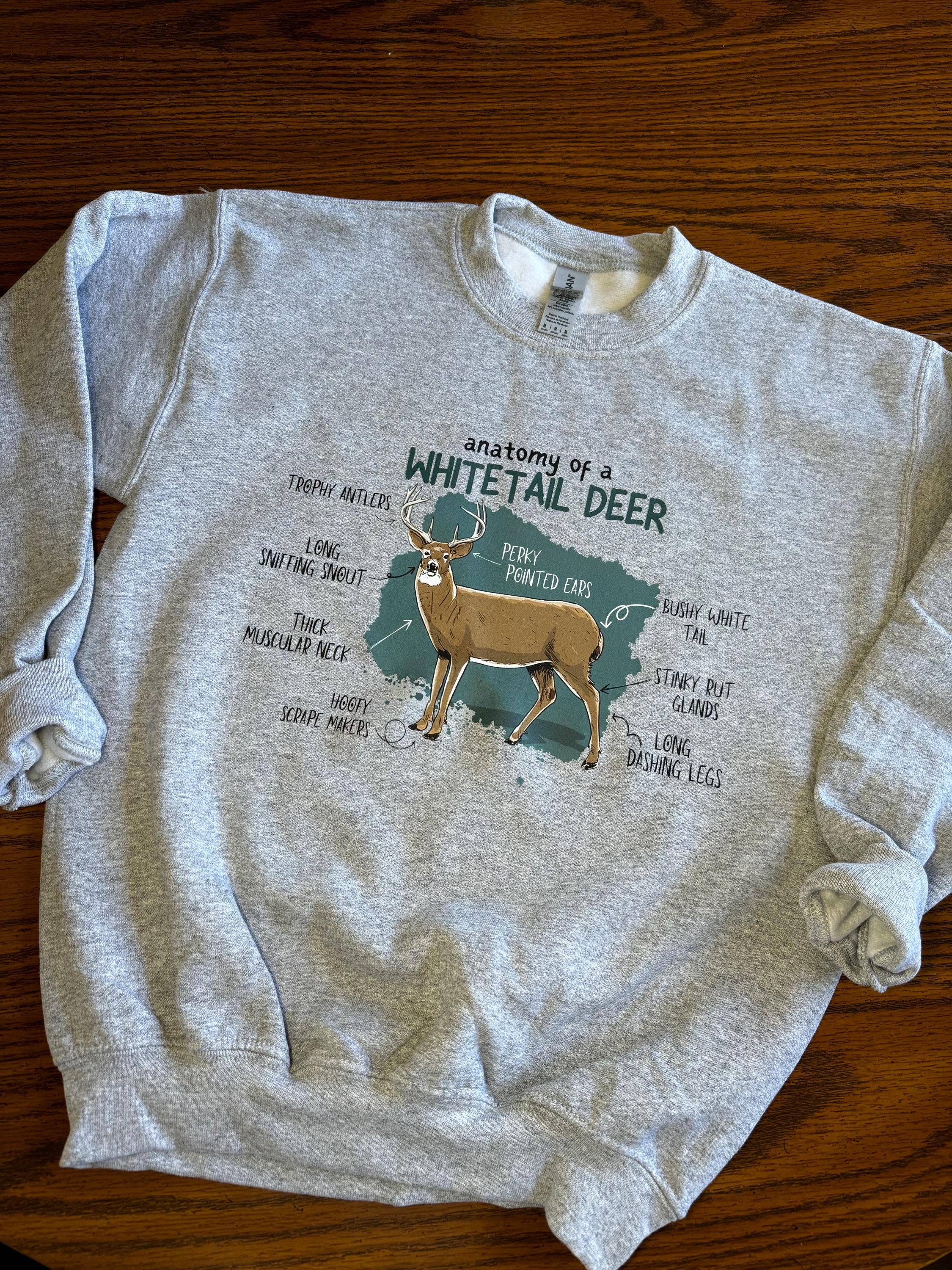 Deer Hunting Kids Crewneck Sweatshirt For Young Hunters T-Shirts, Hoodie | PodTeesHub.com