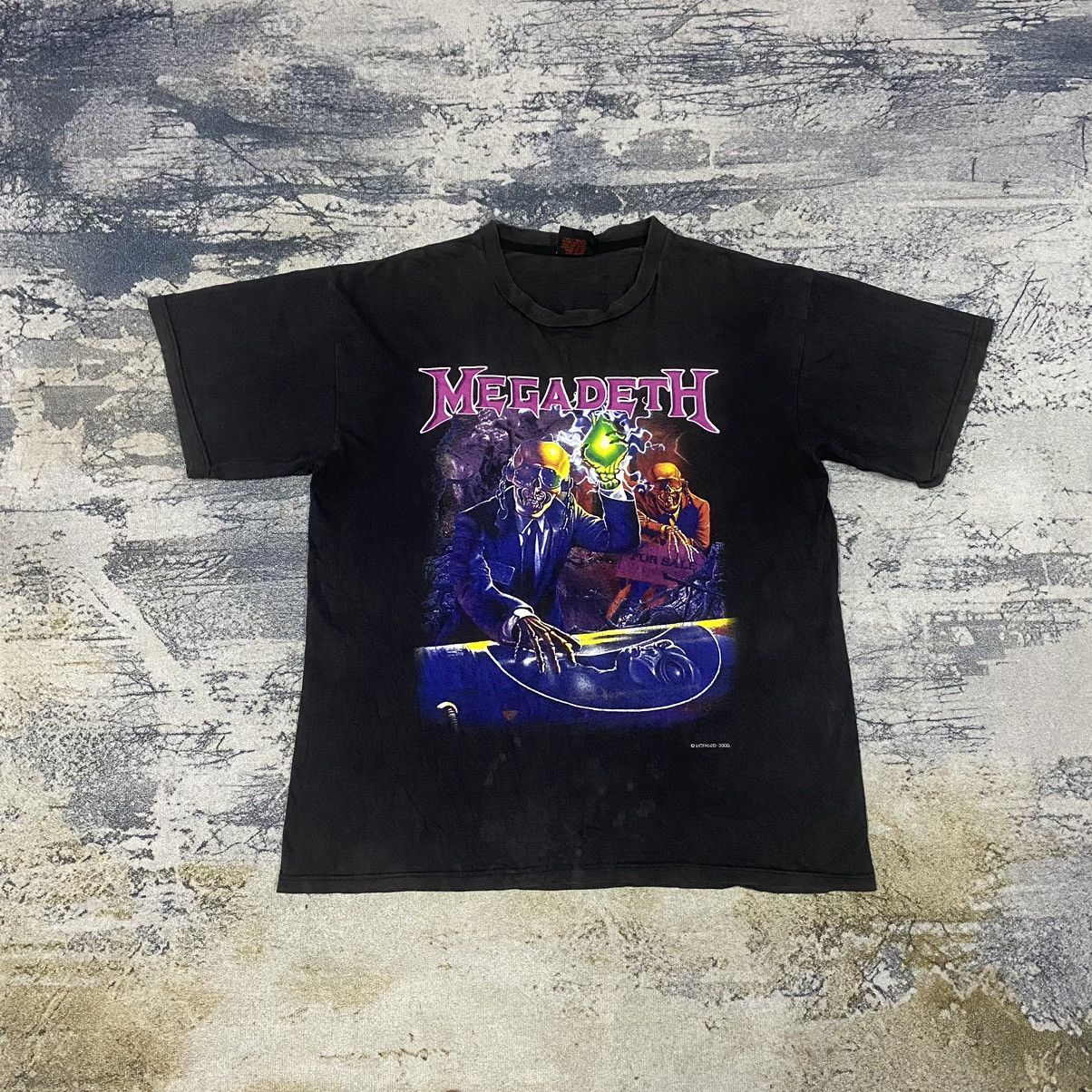 Band Tees Vintage Y2k Megadeth Thrash Metal Band Tee Hoodie, Sweatshirt | PodTeesHub.com
