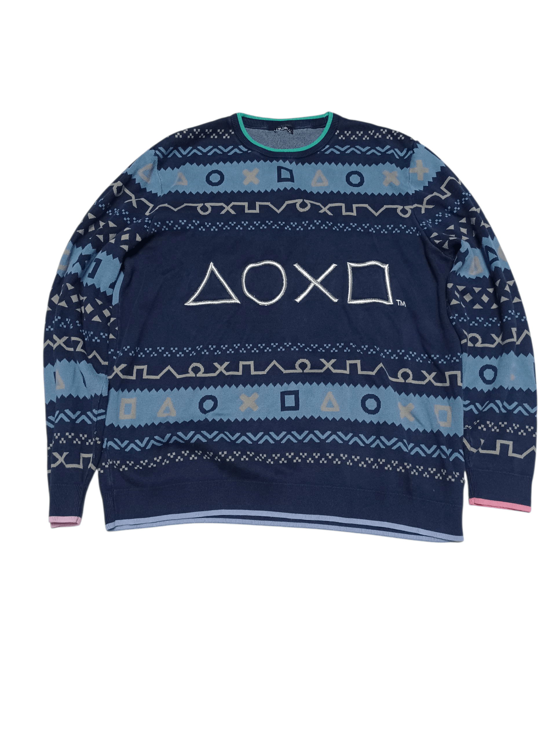 Playstation Big Logo Vintage Official Merch Sweater T-Shirts, Hoodie, Sweatshirt | PodTeesHub.com