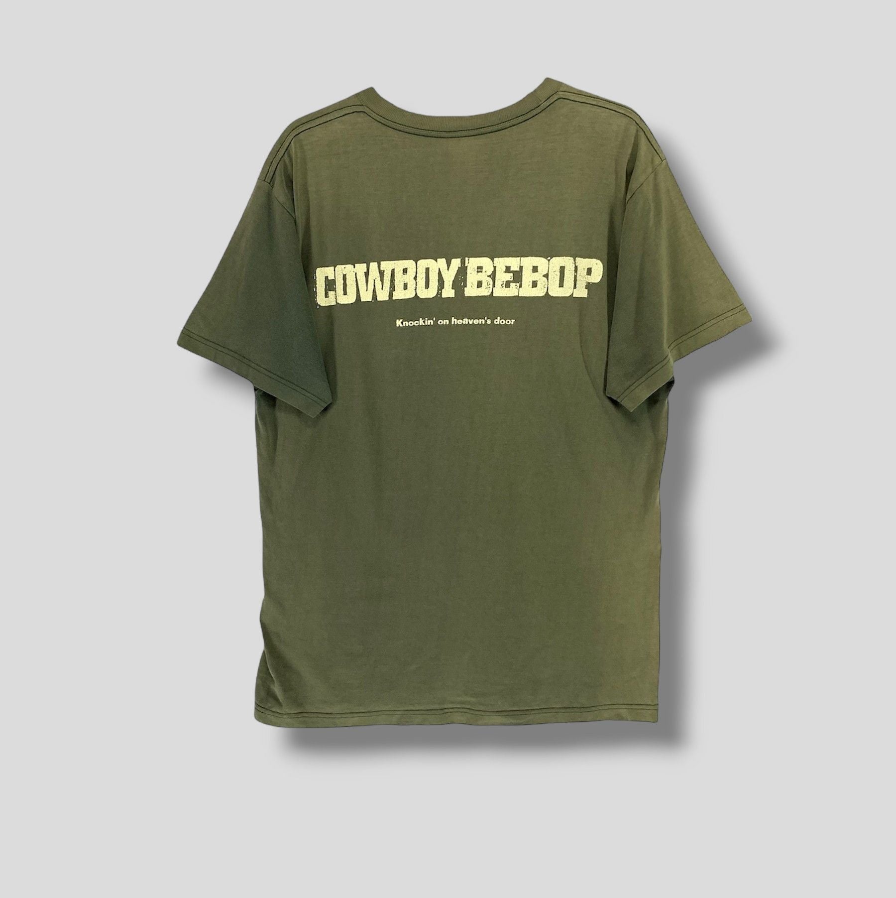 Japanese Brand X Vintage Vintage Cowboy Bebop Knockin On Heavens Door Anime Film Tee Hoodie, Sweatshirt | PodTeesHub.com