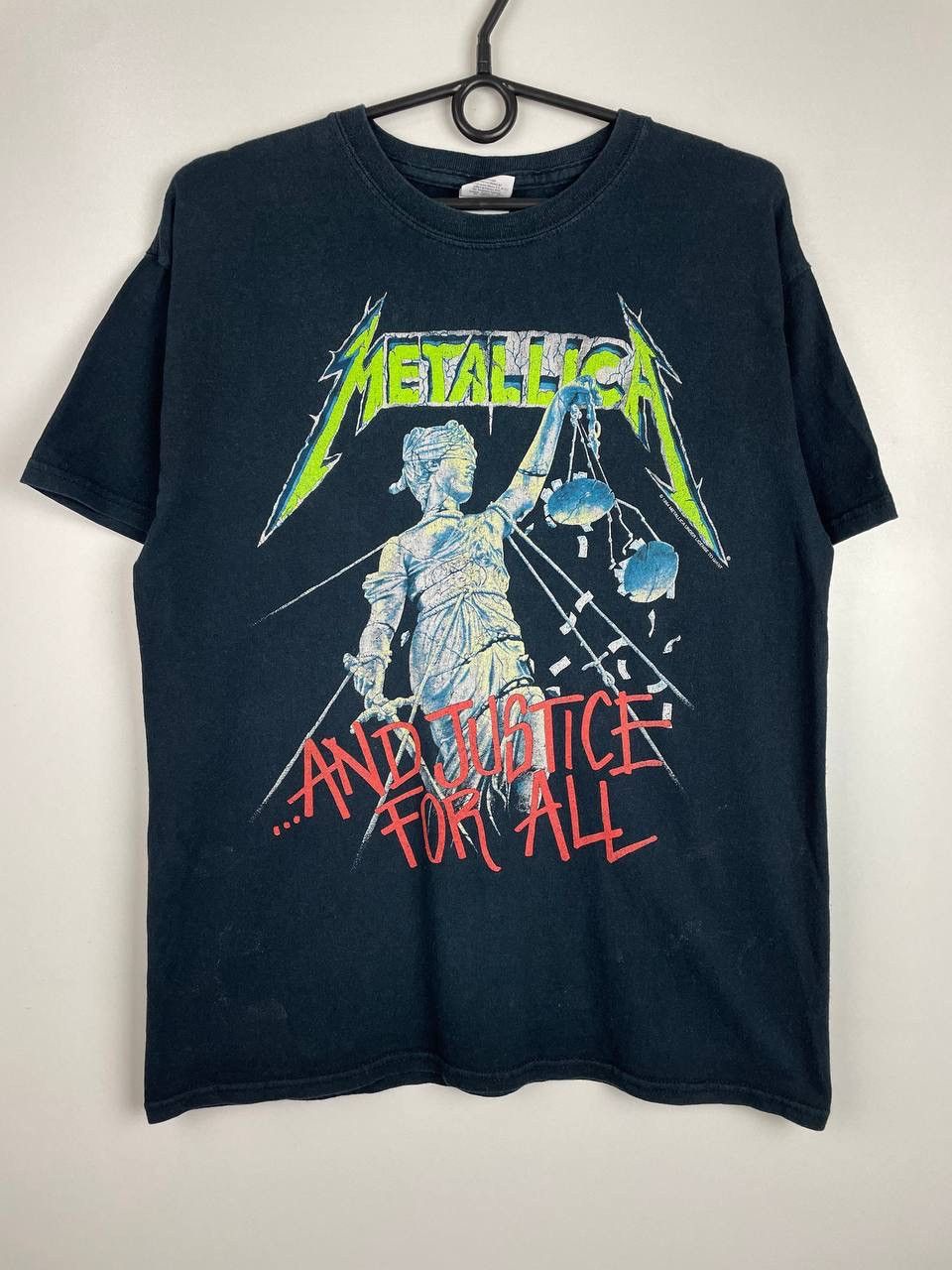 Vintage Metallica 1994 And Justice For All Band Vintage Tee Size M Hoodie, Sweatshirt | PodTeesHub.com