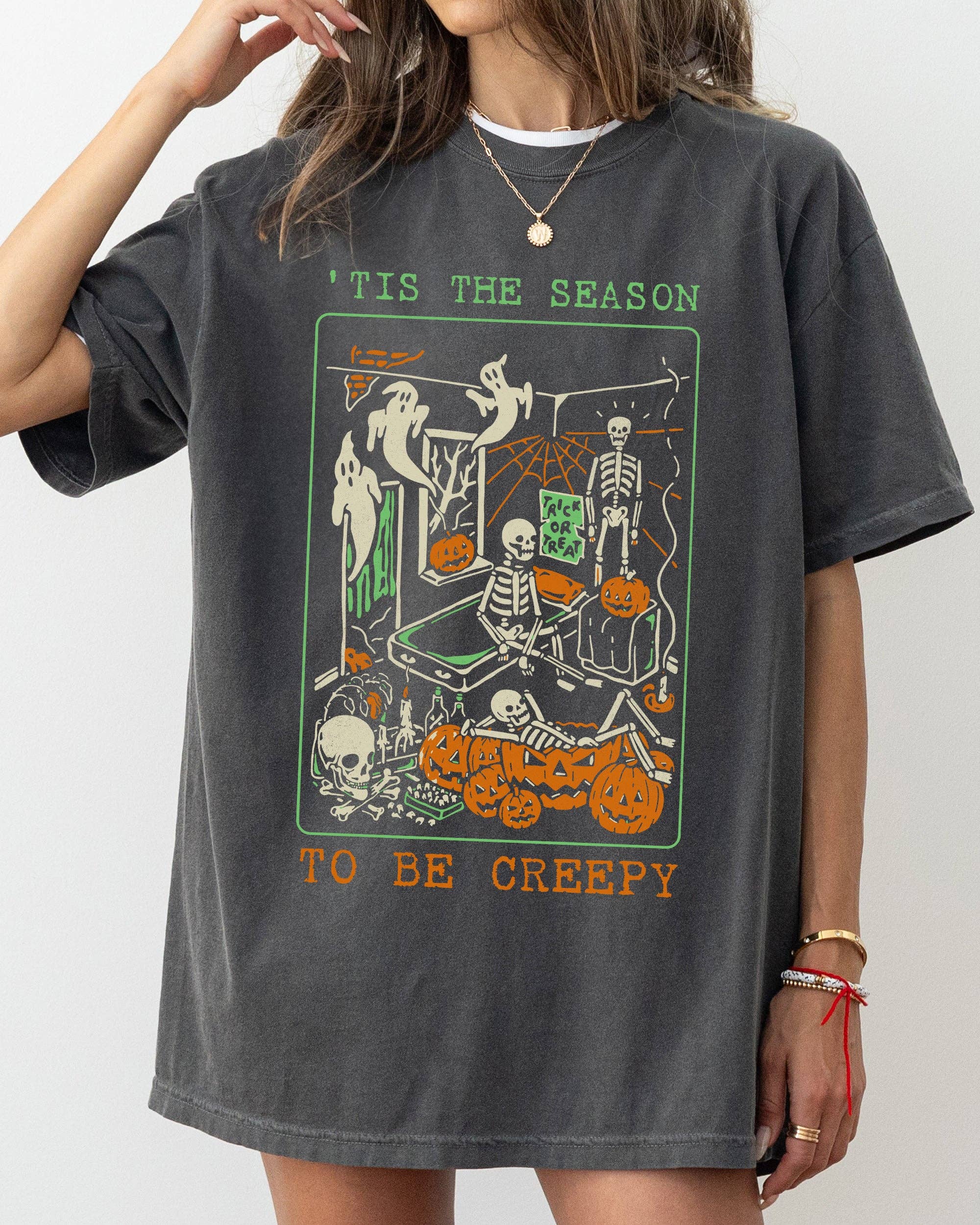 Tis the Season, Creepy, Spooky, Skeleton, Halloween T-Shirt Hoodie, Sweatshirt | PodTeesHub.com