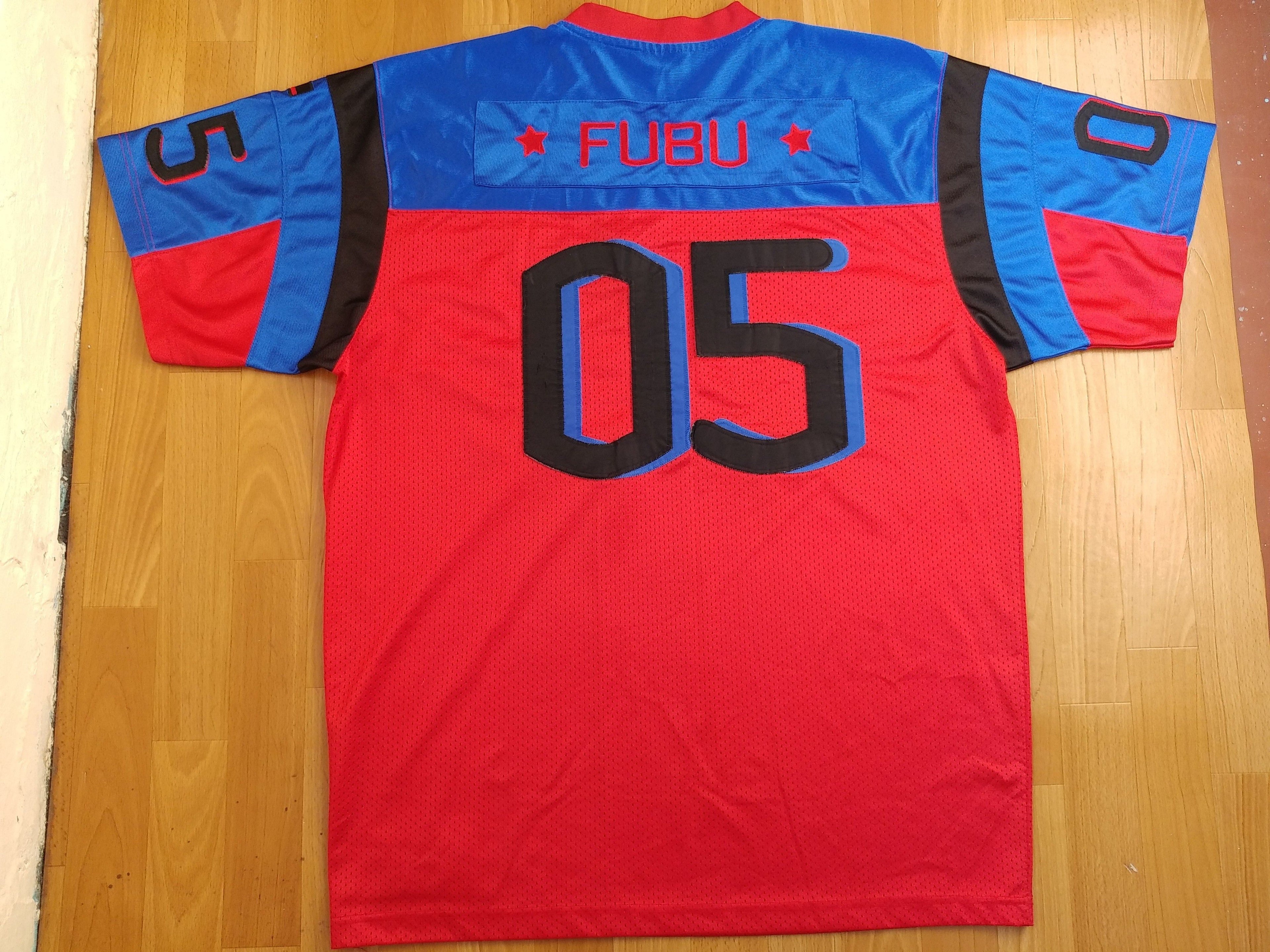 Fubu Jersey Red Fubu 05 Vintage Hip Hop T Shirt 90s Xl Hoodie, Sweatshirt | PodTeesHub.com