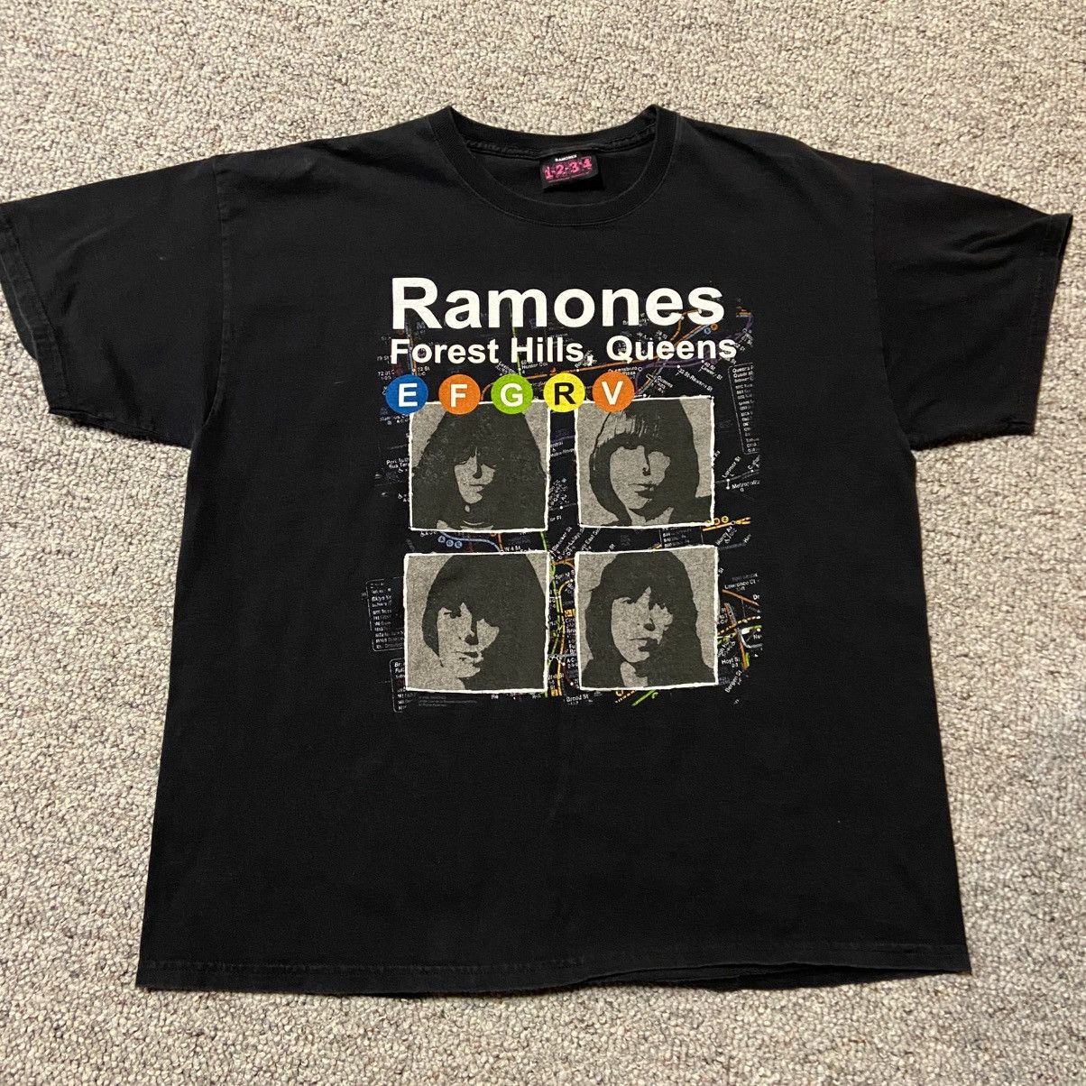 Band Tees Vtg Ramones New York City Subway Shirt Hoodie, Sweatshirt | PodTeesHub.com