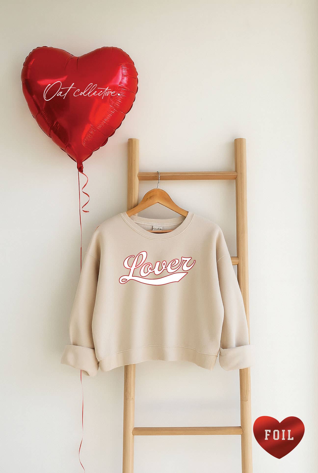 Lover Varsity Foil Mid Cropped Graphic Sweatshirt T-Shirts, Hoodie | PodTeesHub.com