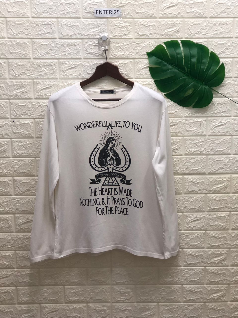 Japanese Brand Vintage Virgin Marie Virgin Mary Free Beat Long Sleeve T-Shirts, Hoodie, Sweatshirt
