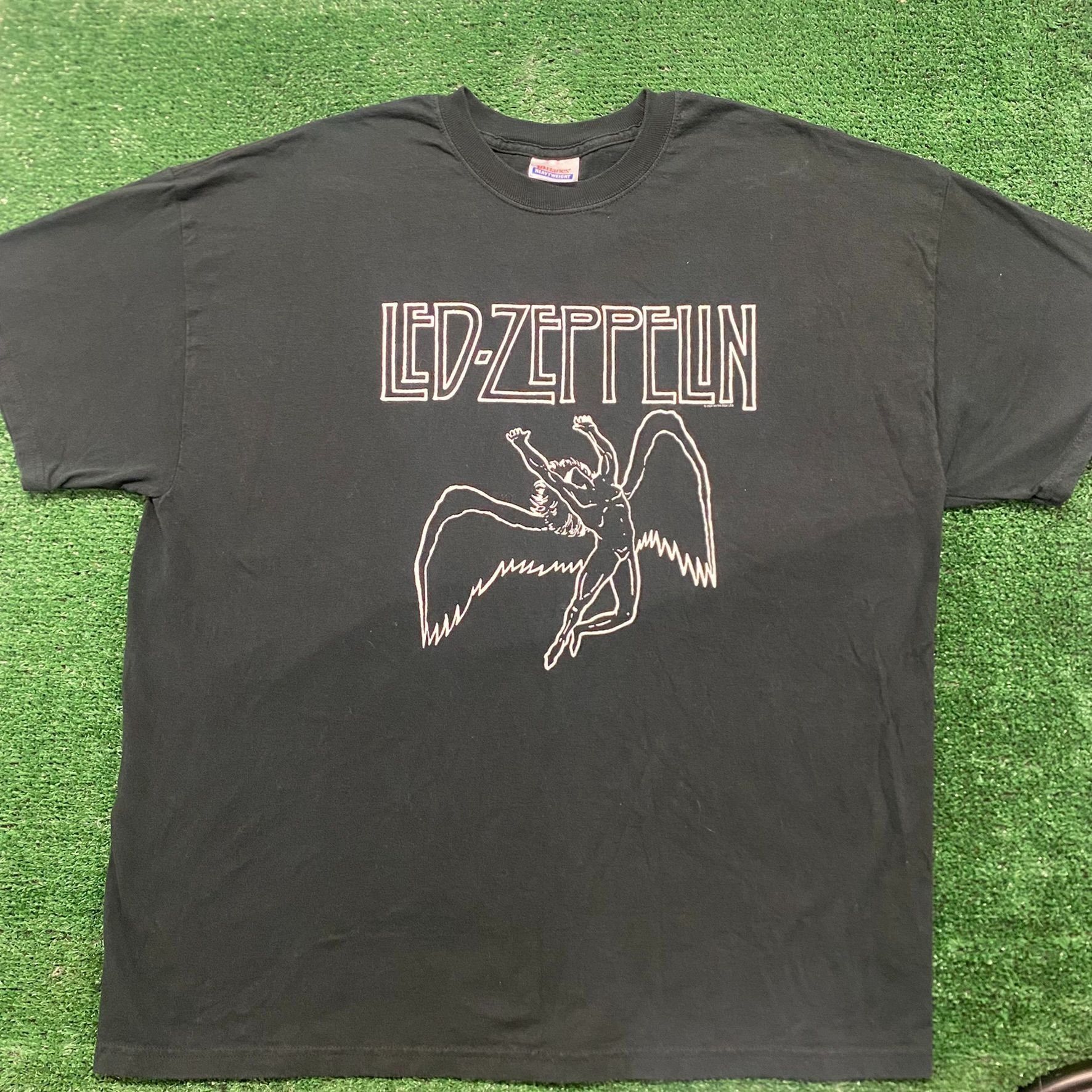 Led Zeppelin Vintage Y2k Led Zeppelin Art Essential Baggy Rock Band Tee Hoodie, Sweatshirt | PodTeesHub.com
