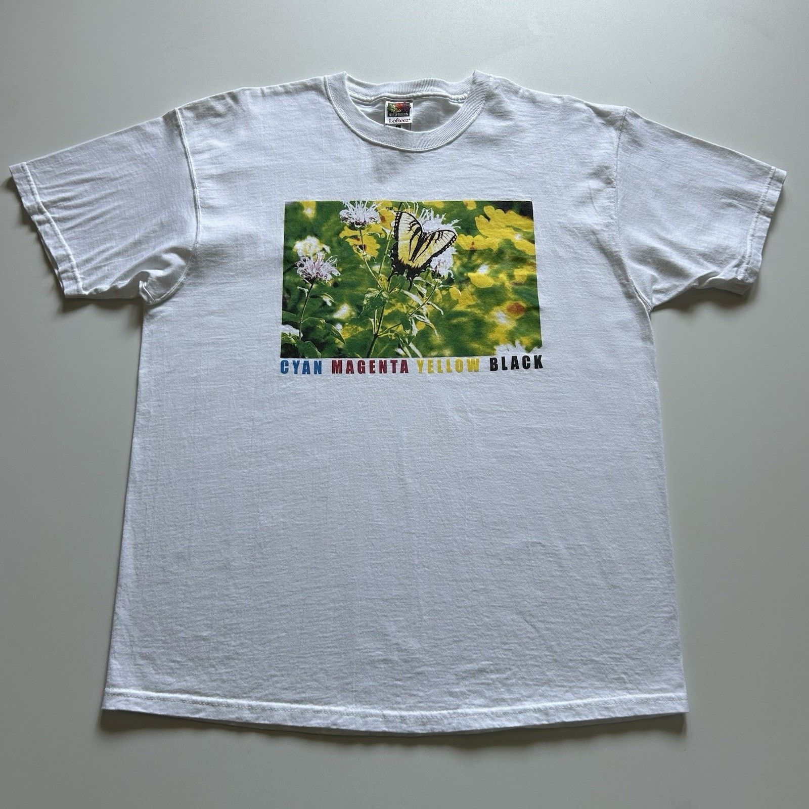 Vintage 90s Butterfly Art T Shirt Xl Fruit Of The Loom Rare Hoodie, Sweatshirt | PodTeesHub.com