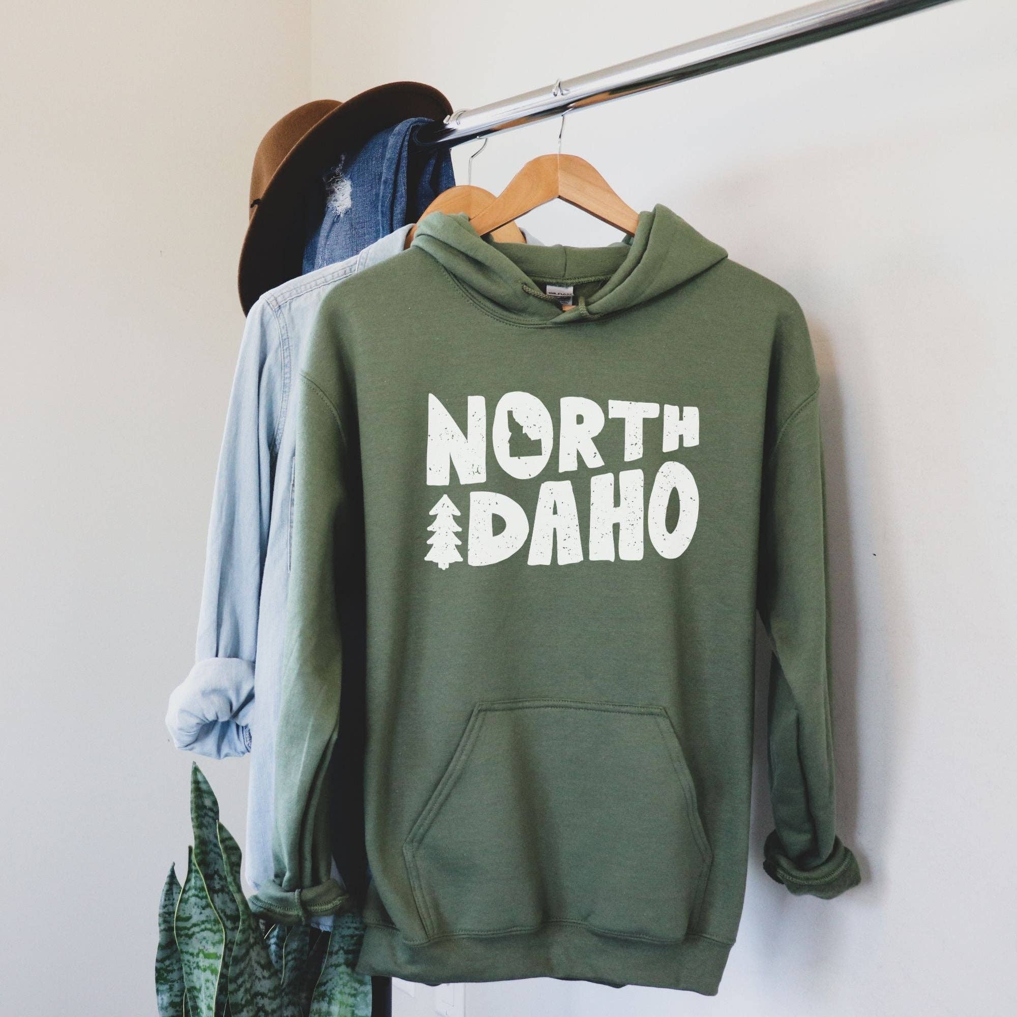 North Idaho Super Soft Unisex Gildan Hoodie/Crewneck T-Shirts, Sweatshirt | PodTeesHub.com