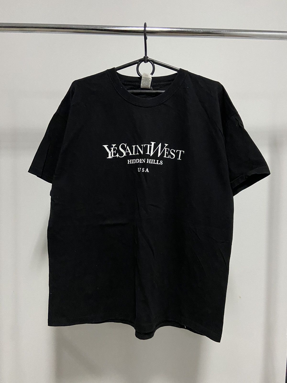 Rap Tees X Vintage Yesaintwest Kanye West Vintage T Shirt Big Logo Usa Hoodie, Sweatshirt | PodTeesHub.com