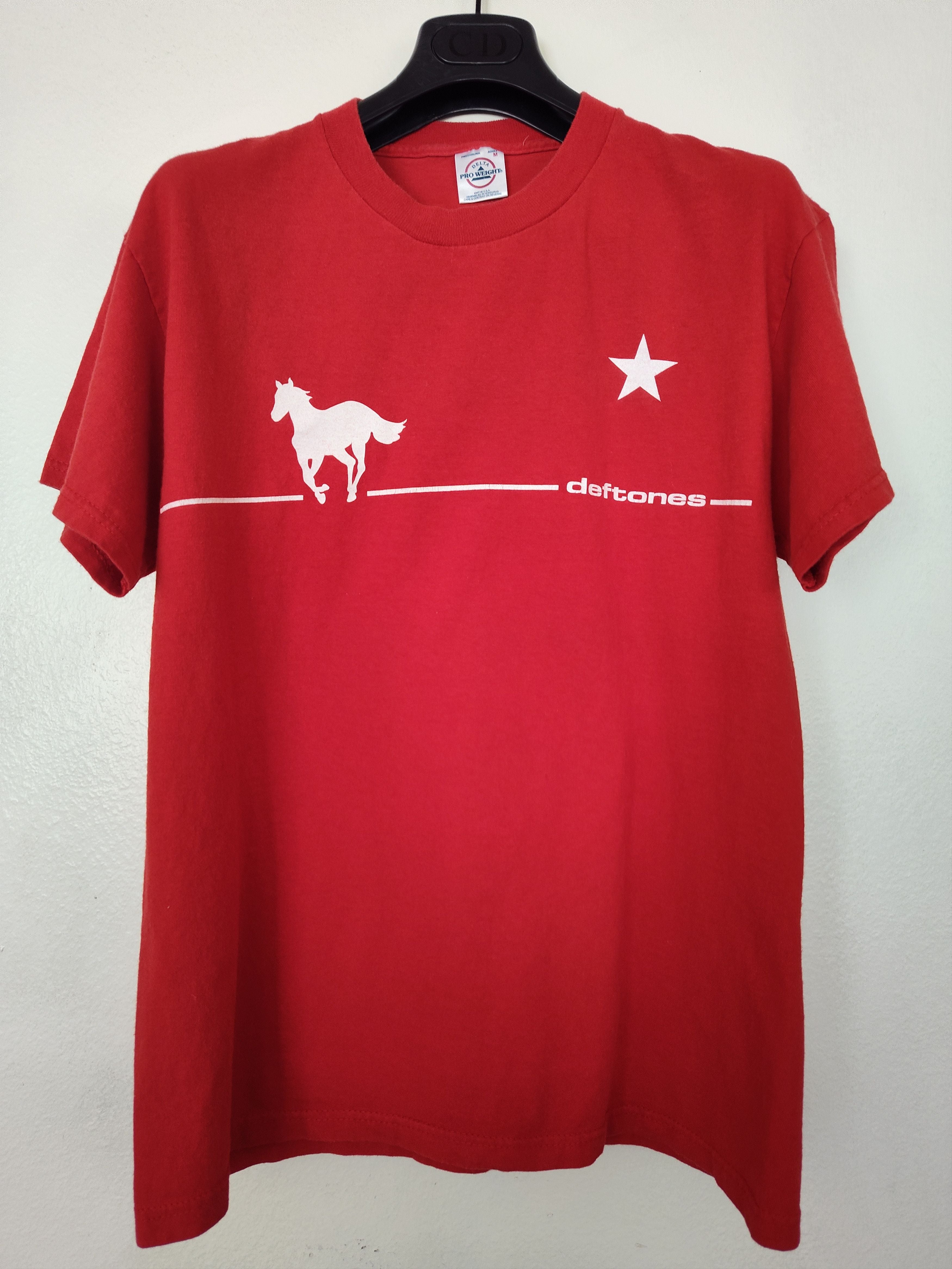 Band Tees Vintage Deftones White Pony Tee Red 2000s Rock Grunge Hoodie, Sweatshirt | PodTeesHub.com