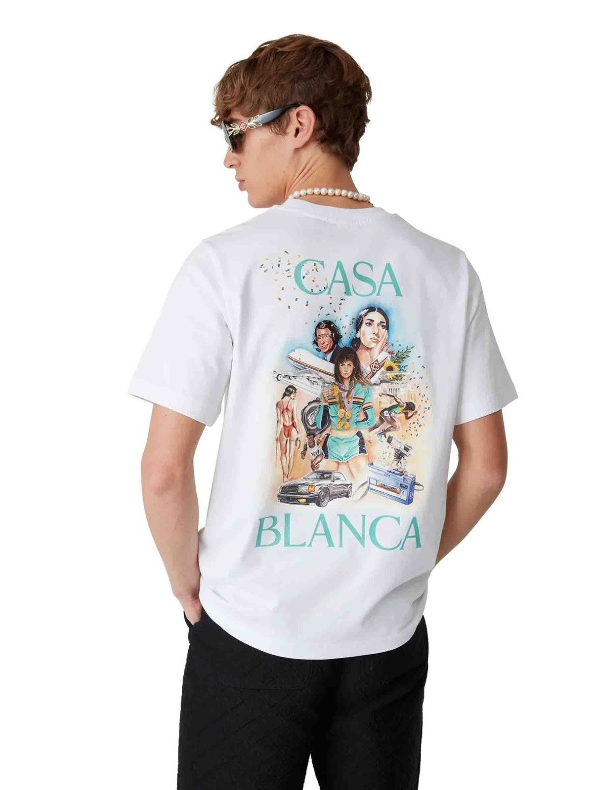 Casablanca Casa Blanca Celebration Du Sport T Shirt Hoodie, Sweatshirt | PodTeesHub.com