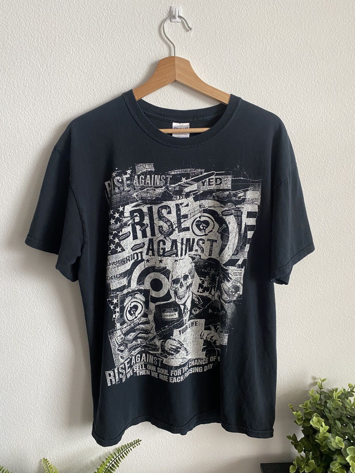Band Tees Y2k Rise Against Band Tee Riot Grunge Hoodie, Sweatshirt | PodTeesHub.com