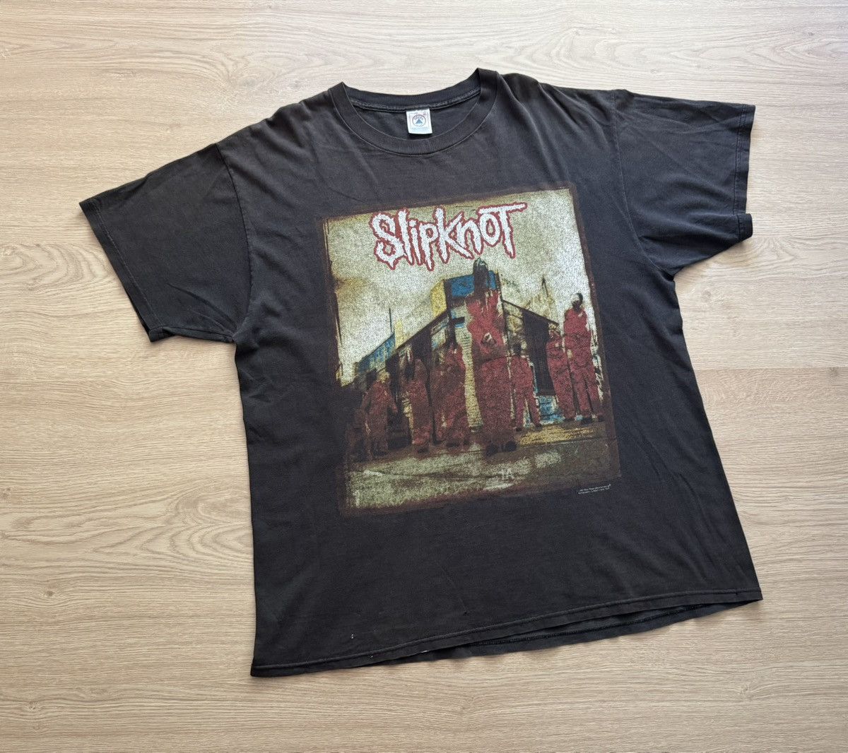 Slipknot Vintage 90s 1999 Slipknot Distressed Band Rock Metal T Shirt Hoodie, Sweatshirt | PodTeesHub.com