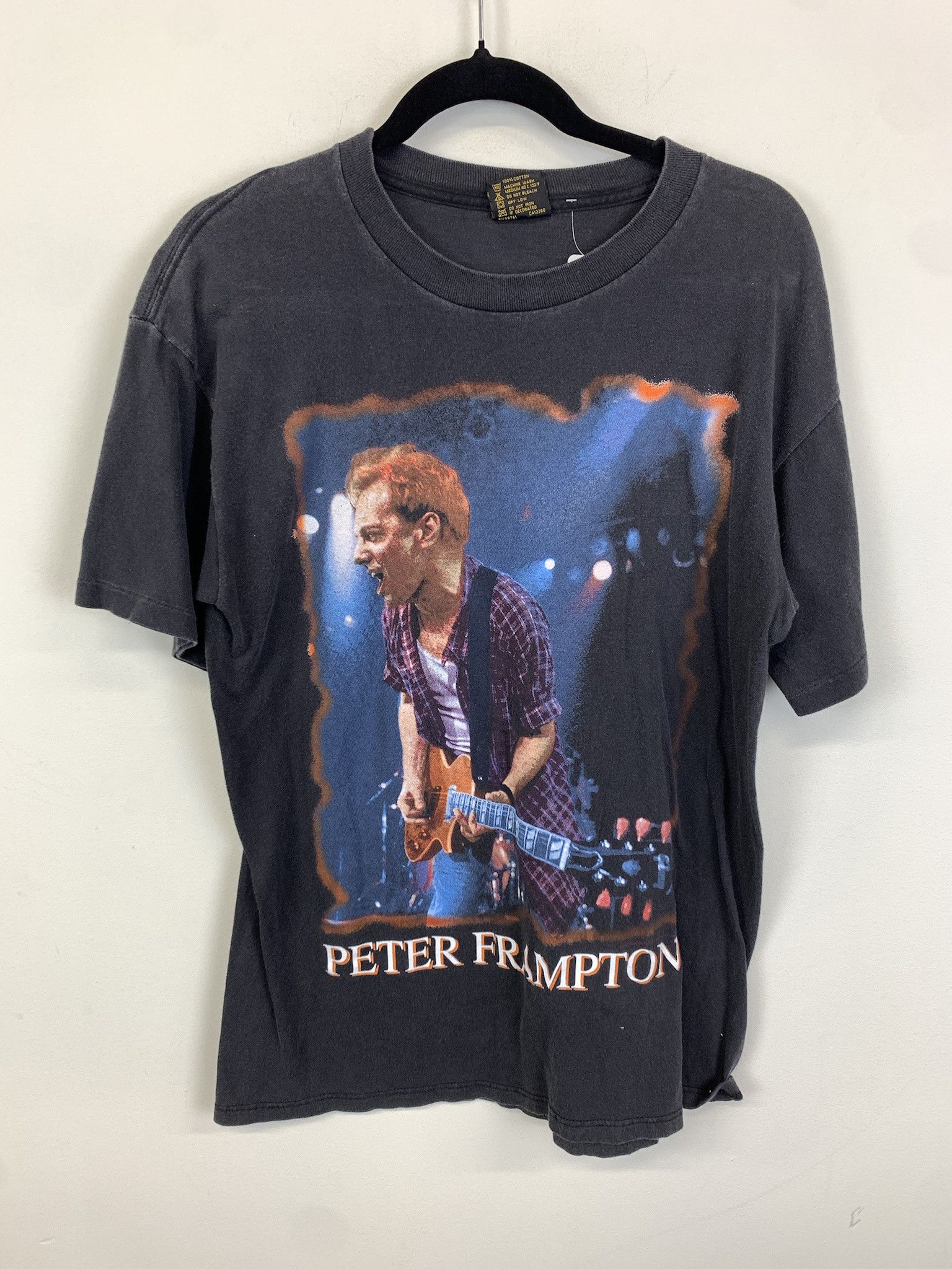 Vintage 1980s Peter Frampton Comes Alive 2 Tour Shirt Singlestitch Band Size L T-Shirts, Hoodie, Sweatshirt