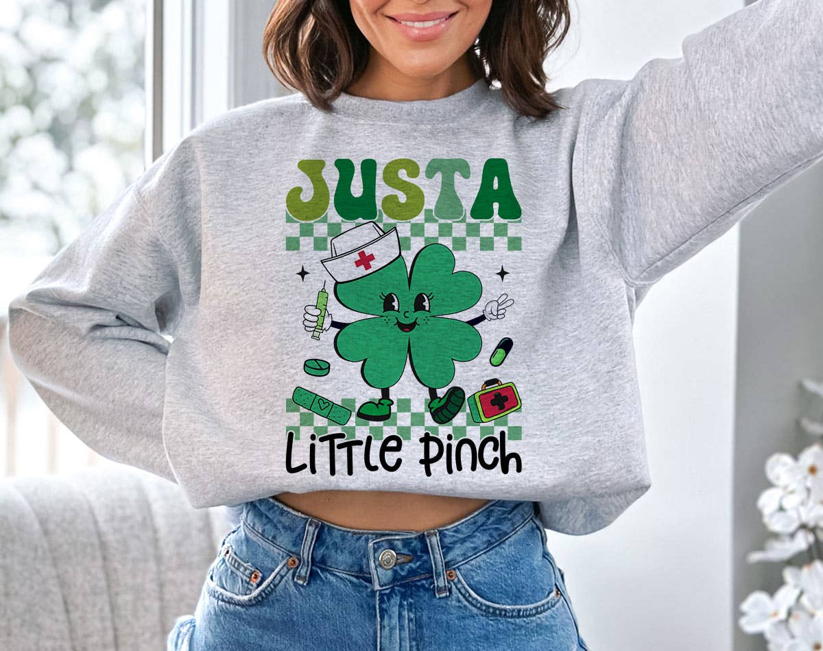 Just A Little Pinch - Funny St Patrick's Day Sweatshirt T-Shirts, Hoodie | PodTeesHub.com