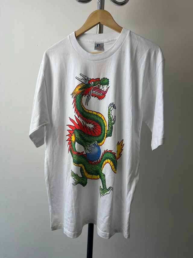 Vintage 1990s Dragon Graphic Tee Hoodie, Sweatshirt | PodTeesHub.com