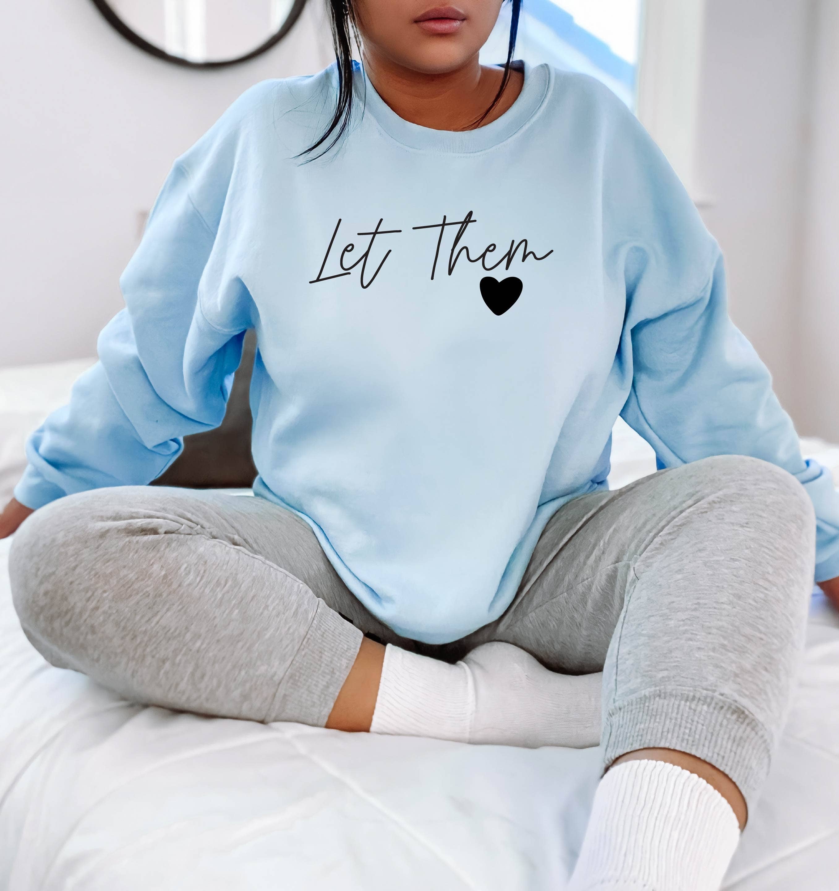 Let Them, Bookish, Book Graphic Apparel, Sweatshirt T-Shirts, Hoodie | PodTeesHub.com